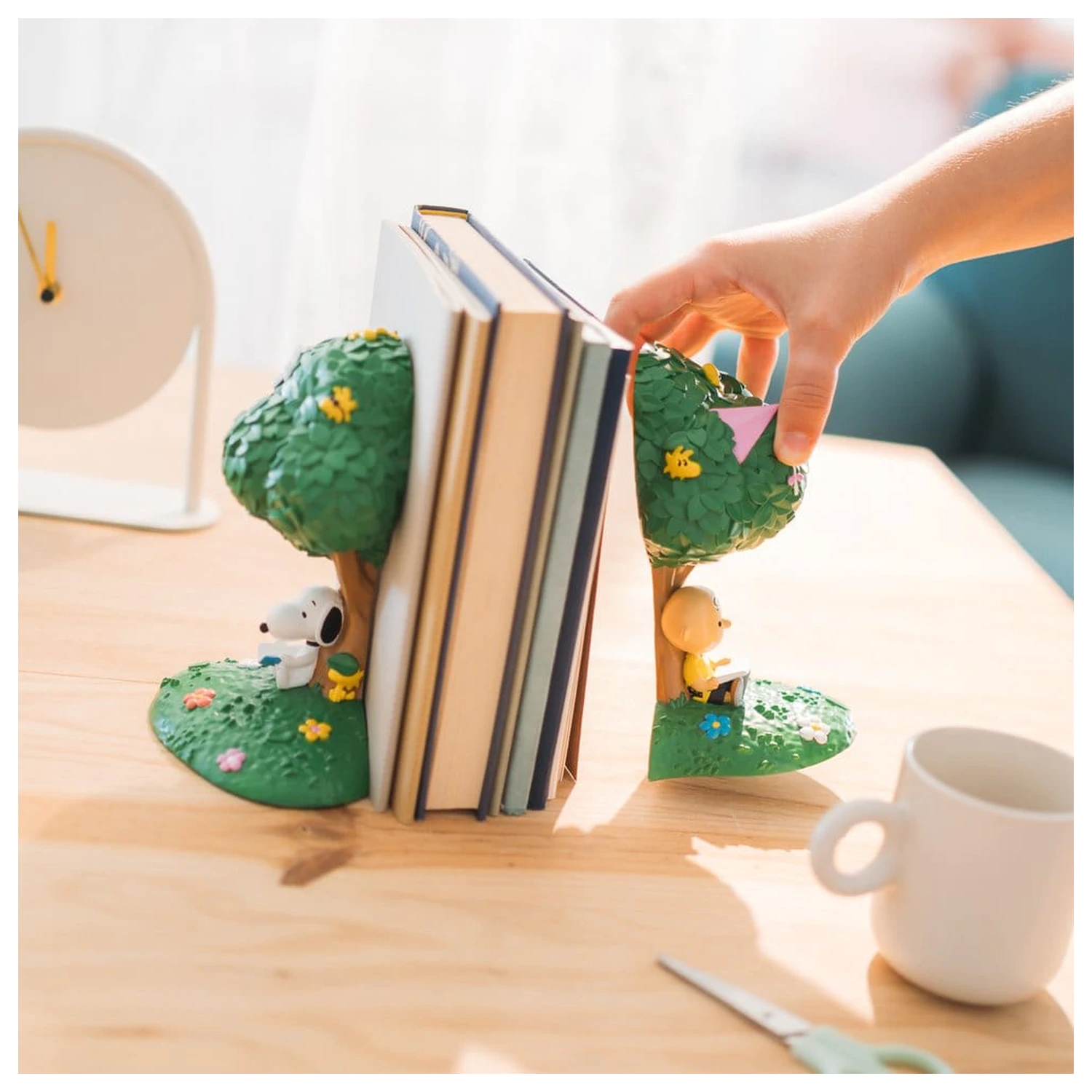 Snoopy podpery na knihy 16 cm produktová fotografia