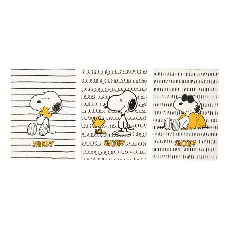 Snoopy Lazy Days balenie 3 A5 zošity produktová fotografia