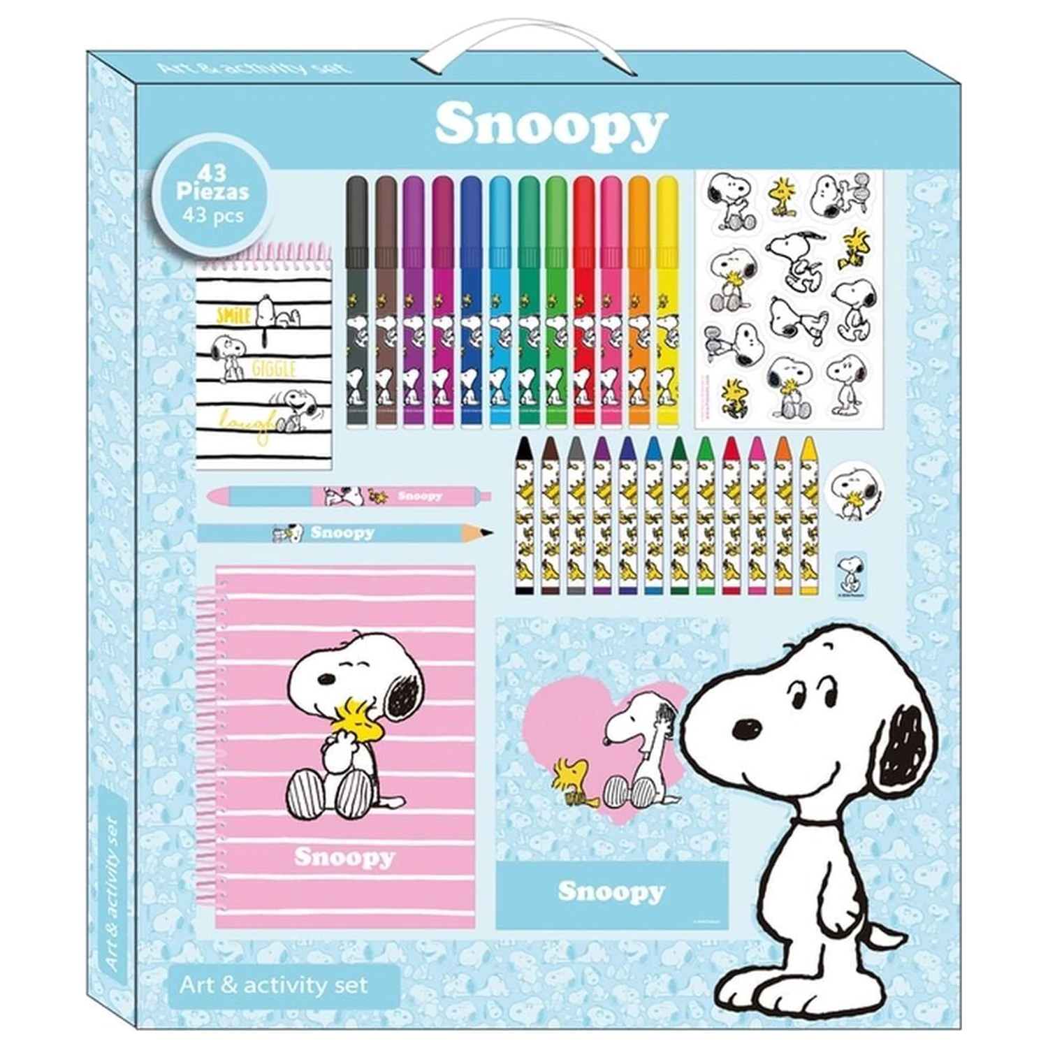 Snoopy Peanuts súprava na aktivity 43 kusov produktová fotografia