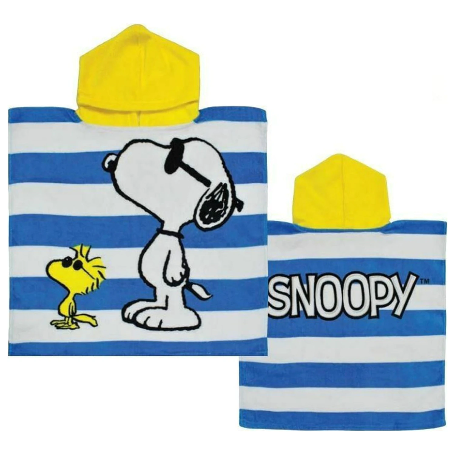 Snoopy Woodstock Plážová osuška Pončo produktová fotografia