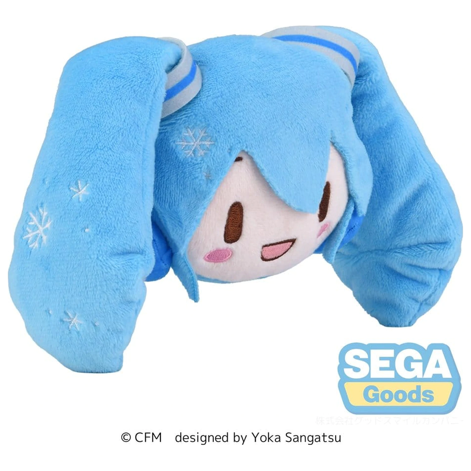 Snow Miku Fuwa Petit plyšová figúrka Face Mascot produktová fotografia
