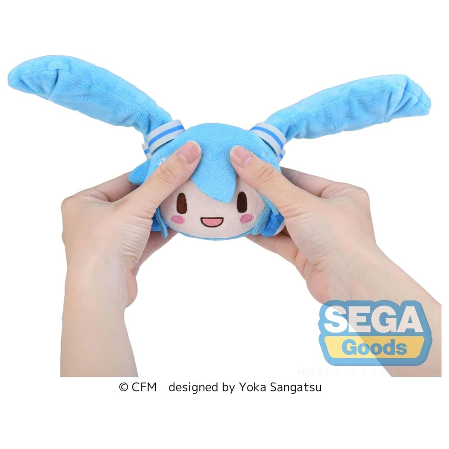 Snow Miku Fuwa Petit plyšová figúrka Face Mascot produktová fotografia