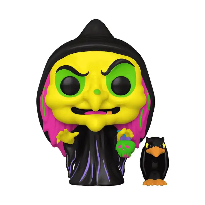 Snehulienka Funko POP & Buddy! Animation Vinylová figúrka Zamaskovaná Zlá kráľovná s Havranom (Black Light) Exclusive 9 cm produktová fotografia