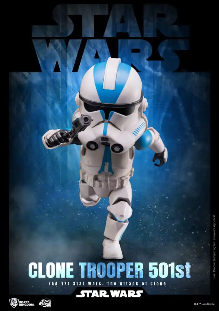 Star Wars Egg Attack akčná figúrka Clone Trooper 501st 16 cm produktová fotografia