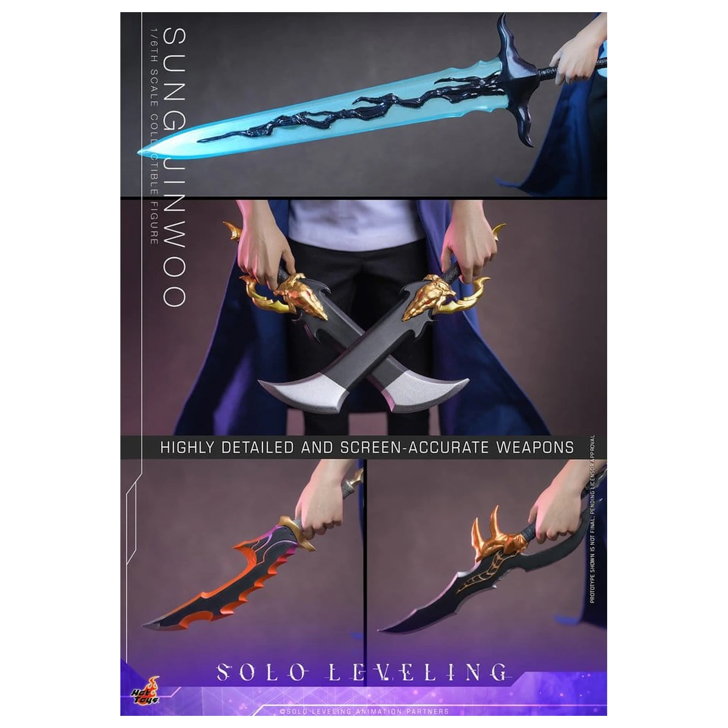 Solo Leveling akčná figúrka 1/6 Sung Jinwoo 32 cm produktová fotografia