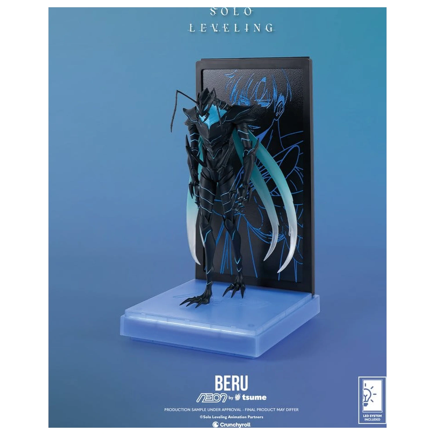 Solo Leveling Neon neónová figúrka 1/9 Beru 20 cm produktová fotografia