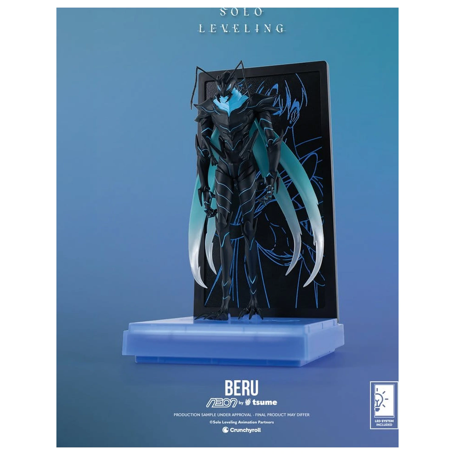Solo Leveling Neon neónová figúrka 1/9 Beru 20 cm produktová fotografia