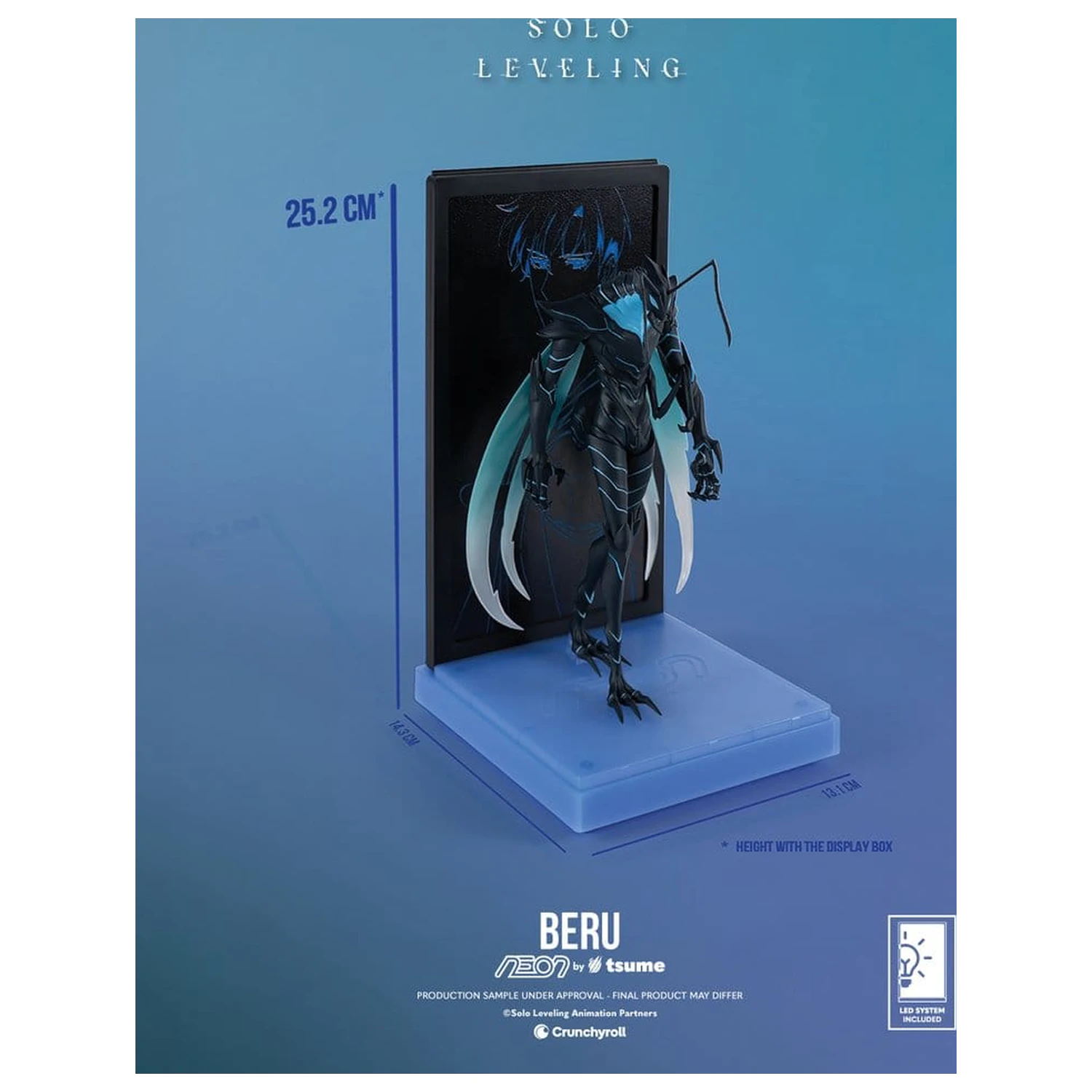 Solo Leveling Neon neónová figúrka 1/9 Beru 20 cm produktová fotografia