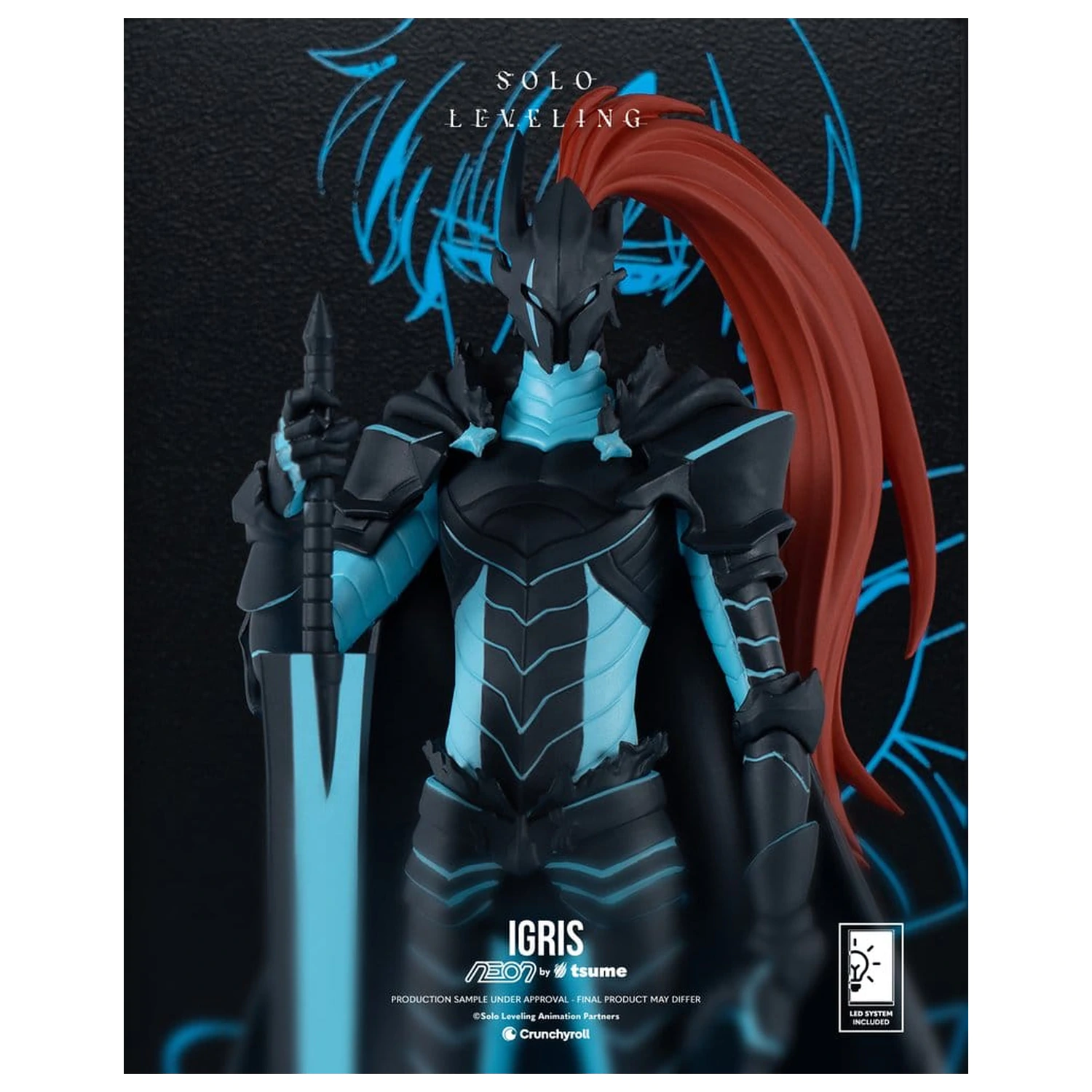 Solo Leveling Neon Figúrka 1/9 Igris 20 cm produktová fotografia