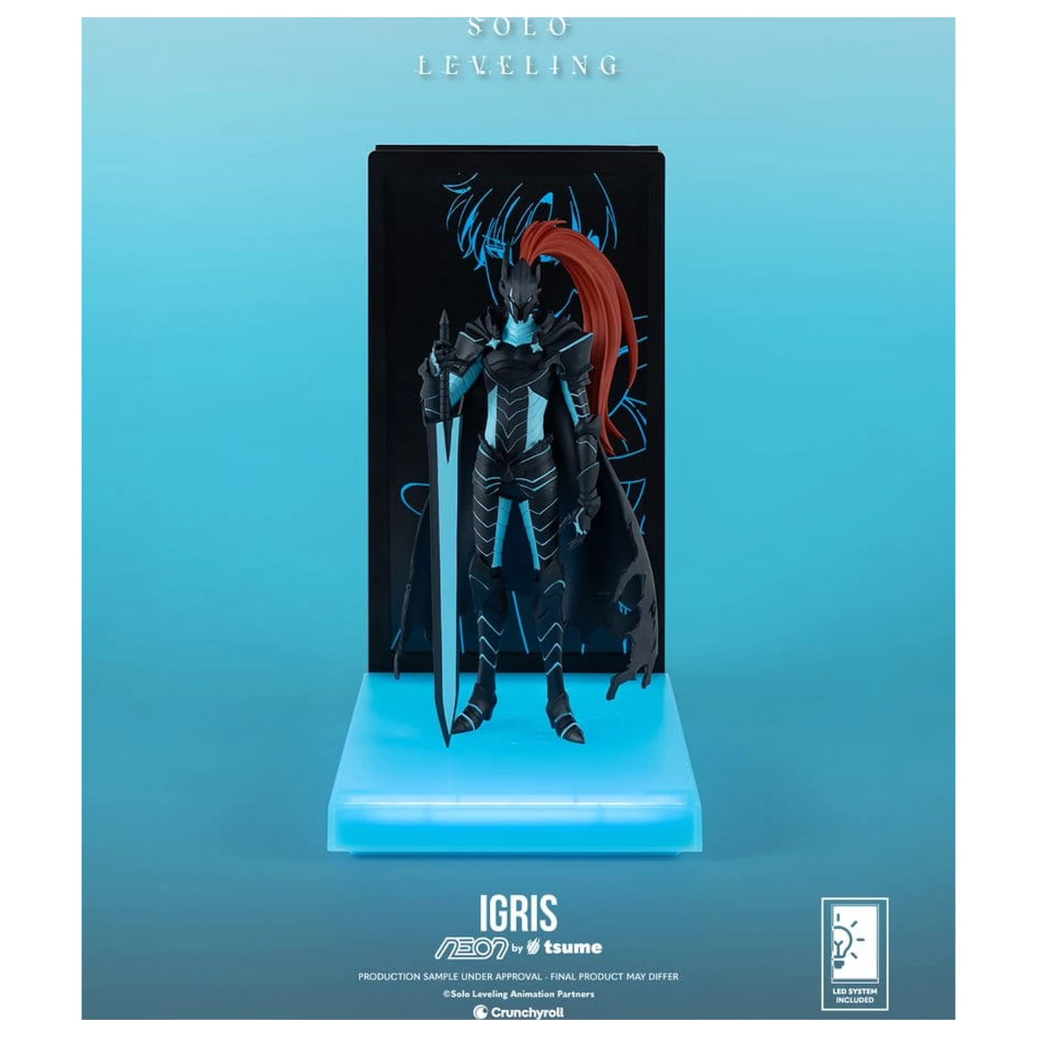Solo Leveling Neon Figúrka 1/9 Igris 20 cm produktová fotografia
