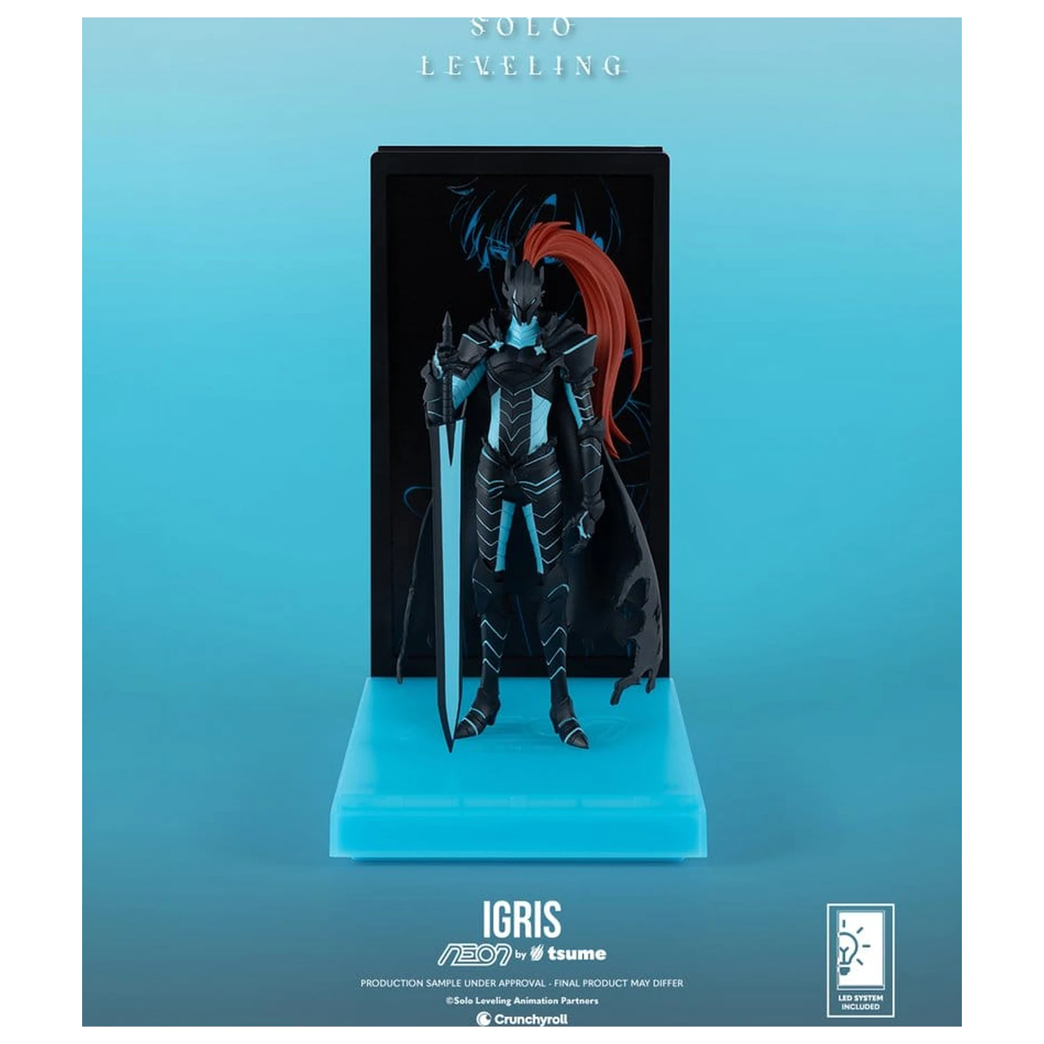 Solo Leveling Neon Figúrka 1/9 Igris 20 cm produktová fotografia