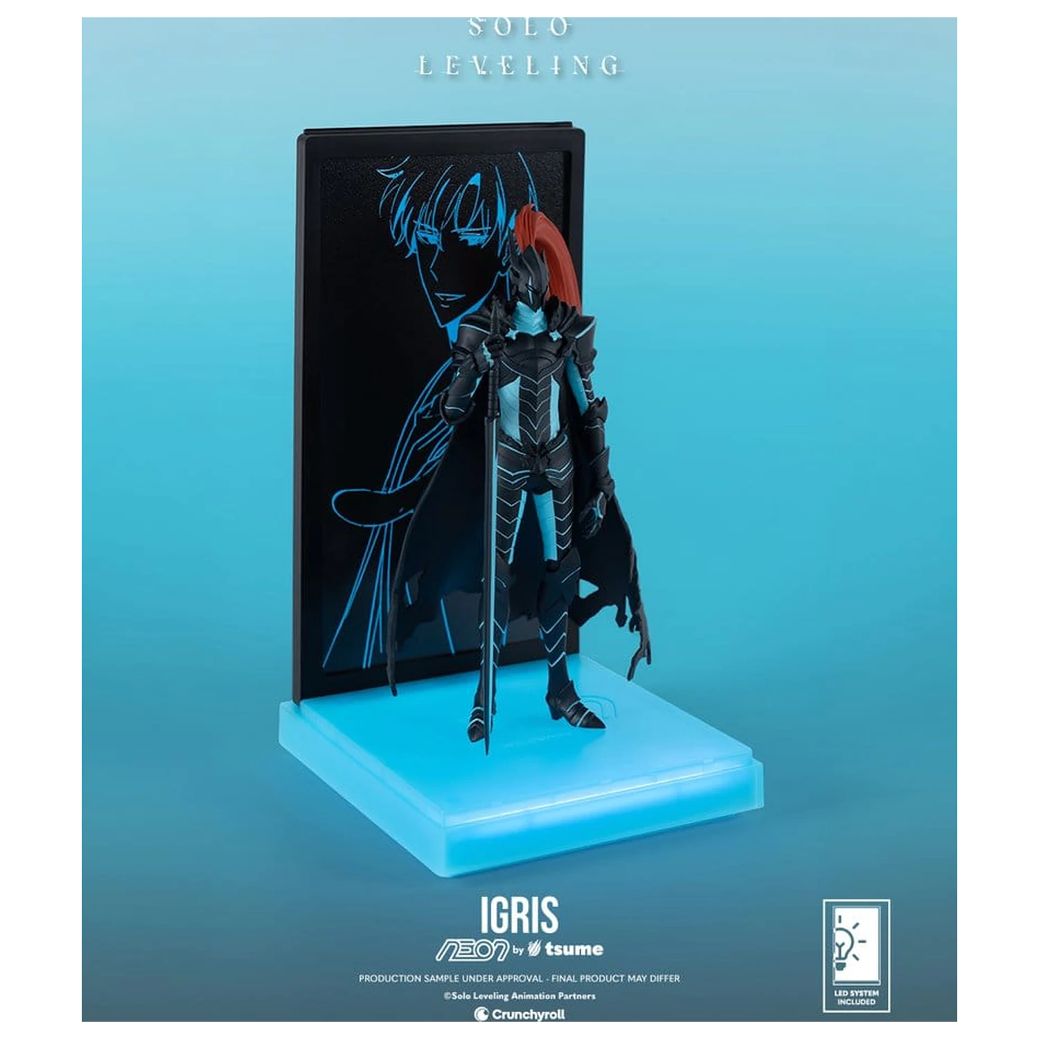 Solo Leveling Neon Figúrka 1/9 Igris 20 cm produktová fotografia