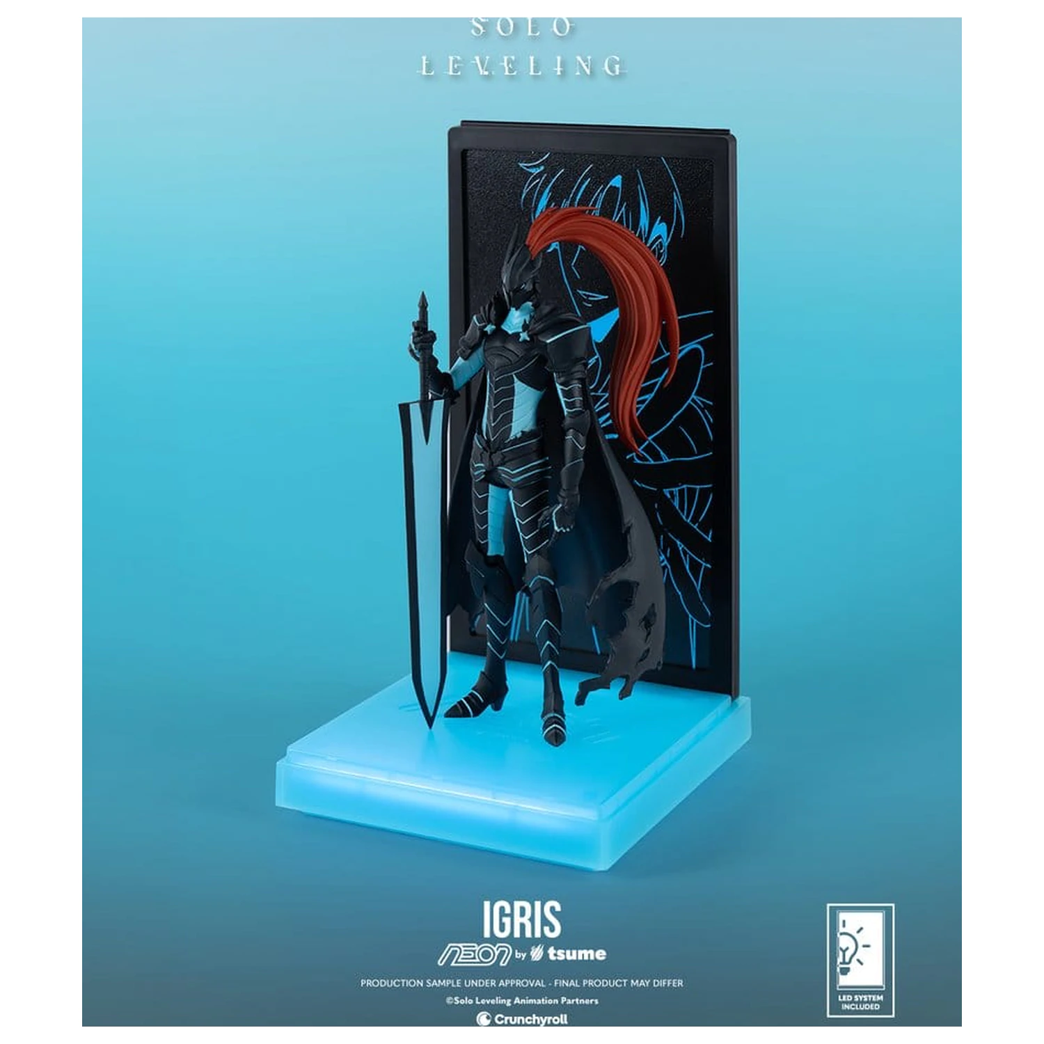 Solo Leveling Neon Figúrka 1/9 Igris 20 cm produktová fotografia