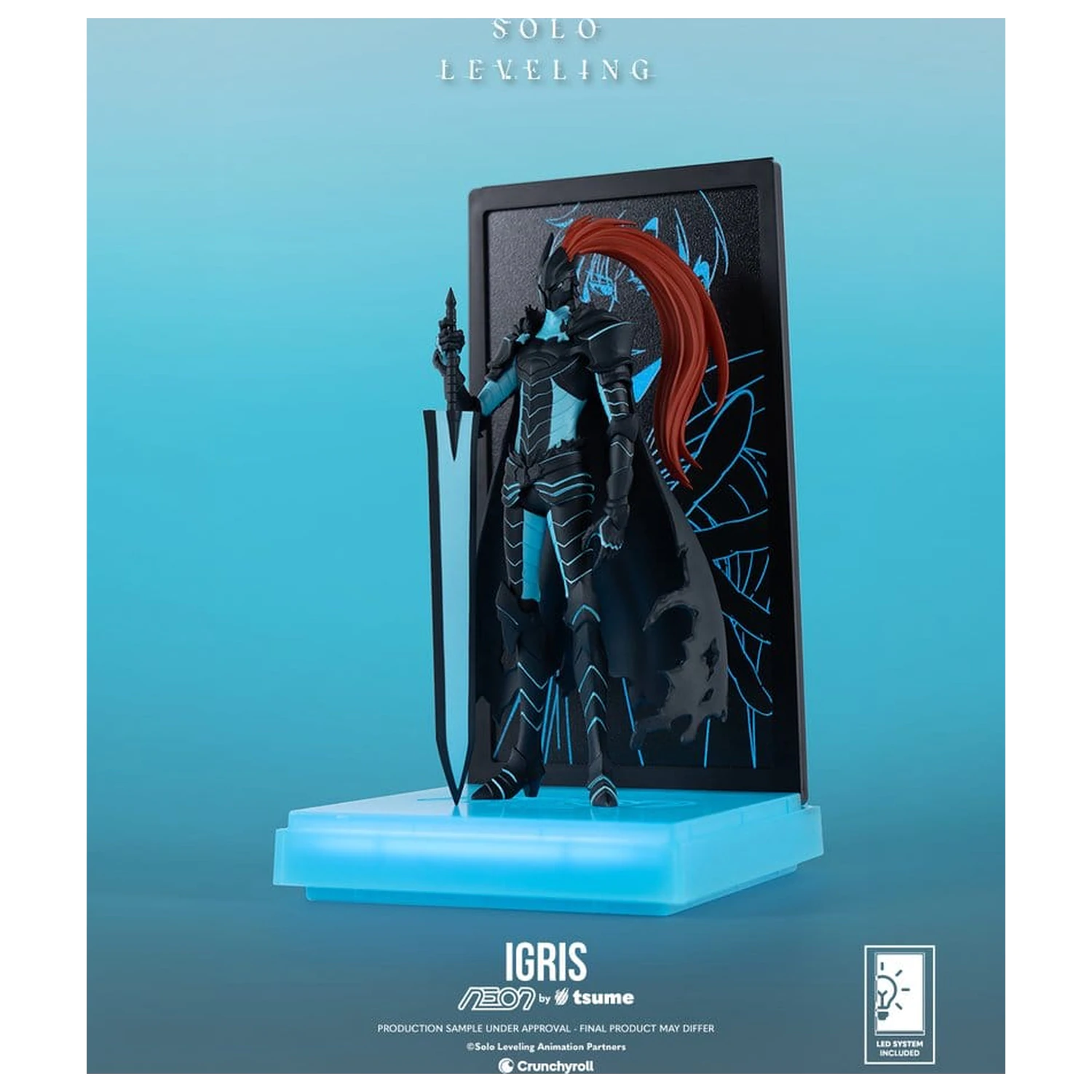 Solo Leveling Neon Figúrka 1/9 Igris 20 cm produktová fotografia