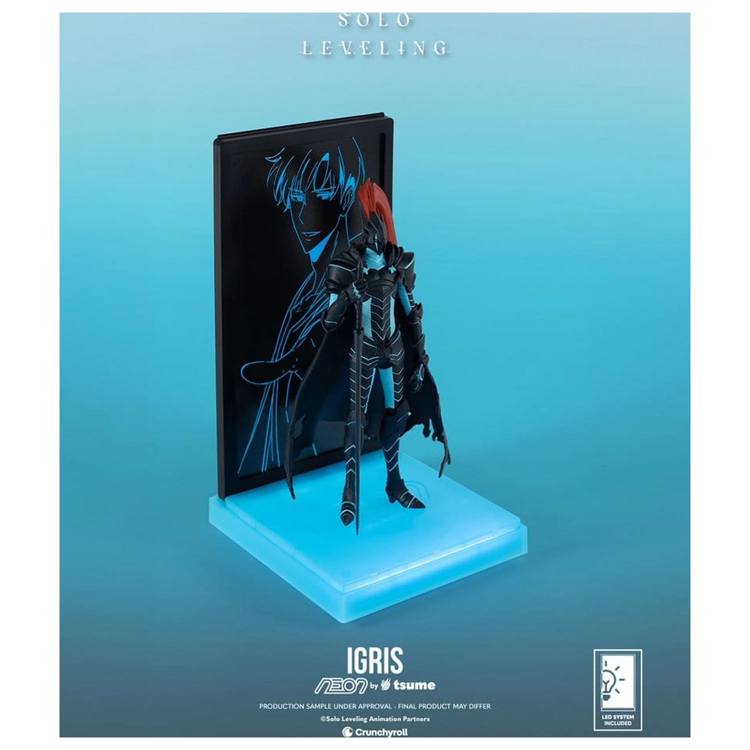 Solo Leveling Neon Figúrka 1/9 Igris 20 cm produktová fotografia