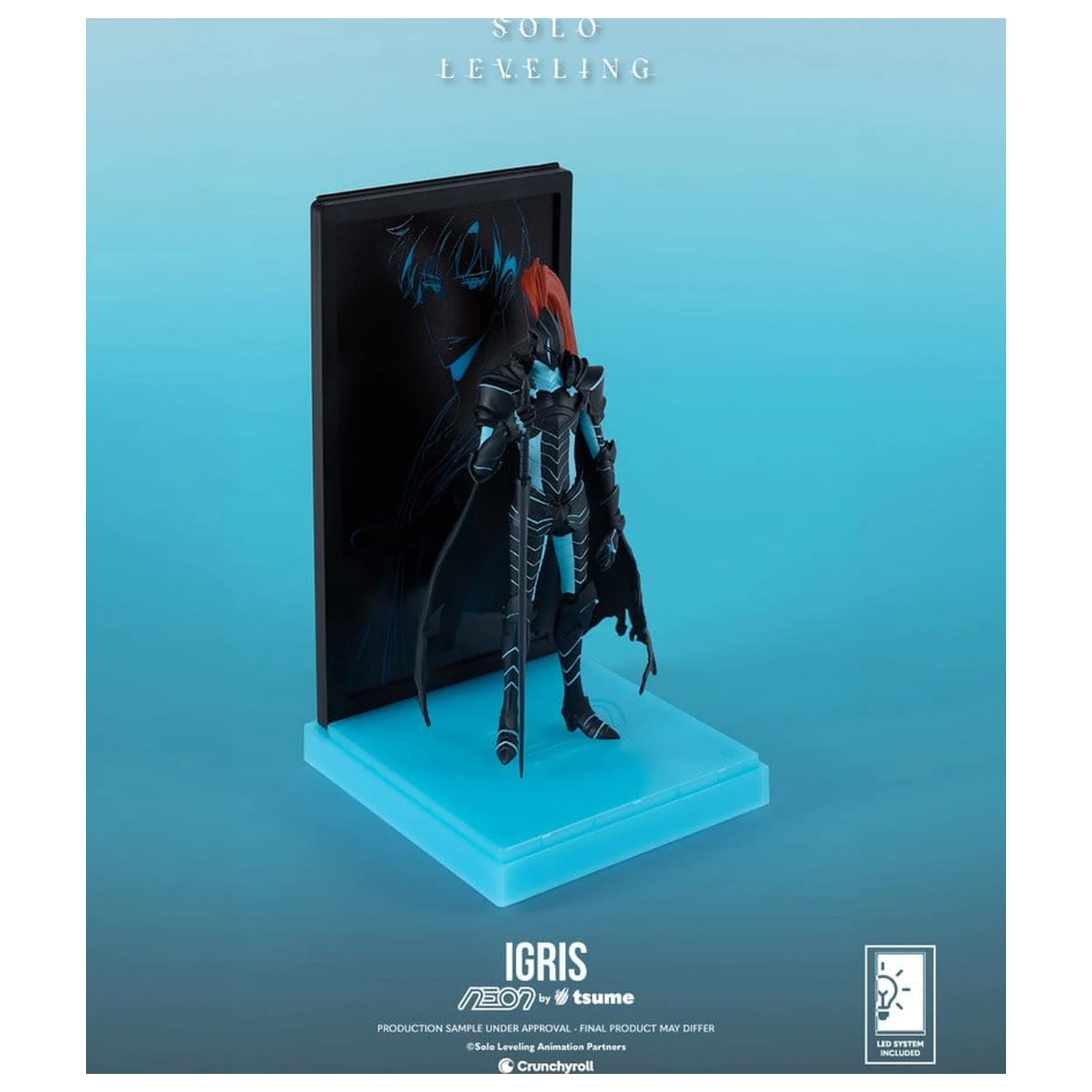 Solo Leveling Neon Figúrka 1/9 Igris 20 cm produktová fotografia