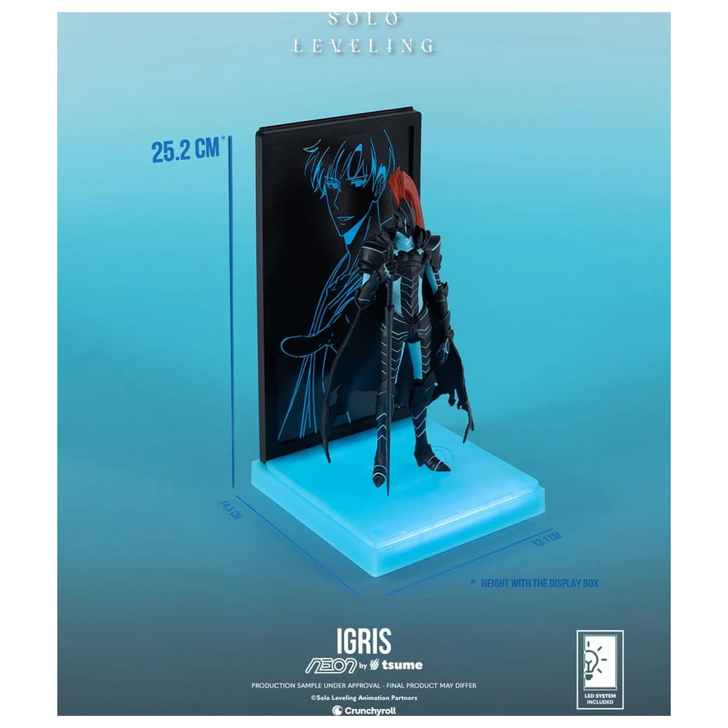 Solo Leveling Neon Figúrka 1/9 Igris 20 cm produktová fotografia