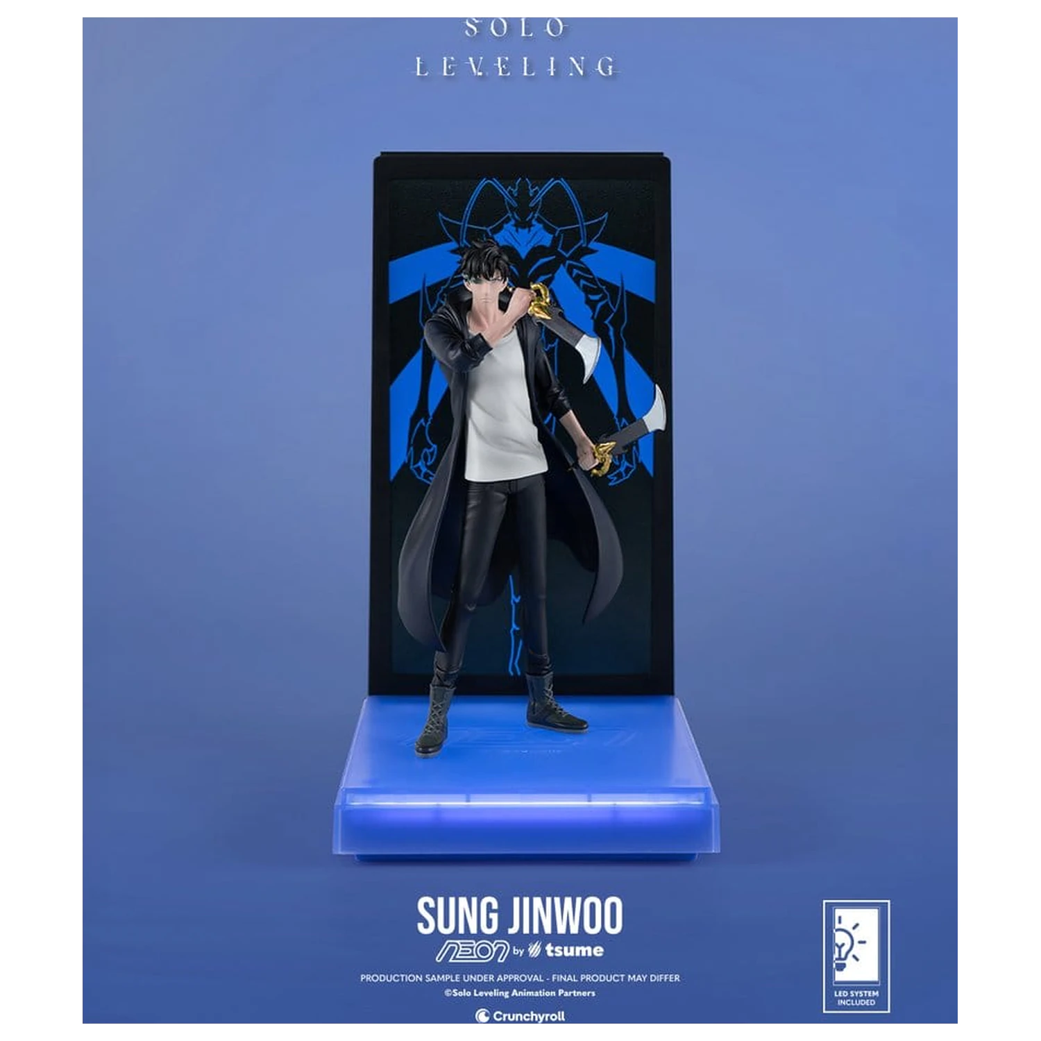 Solo Leveling neónová figúrka 1/9 Sung Jinwoo 20 cm produktová fotografia