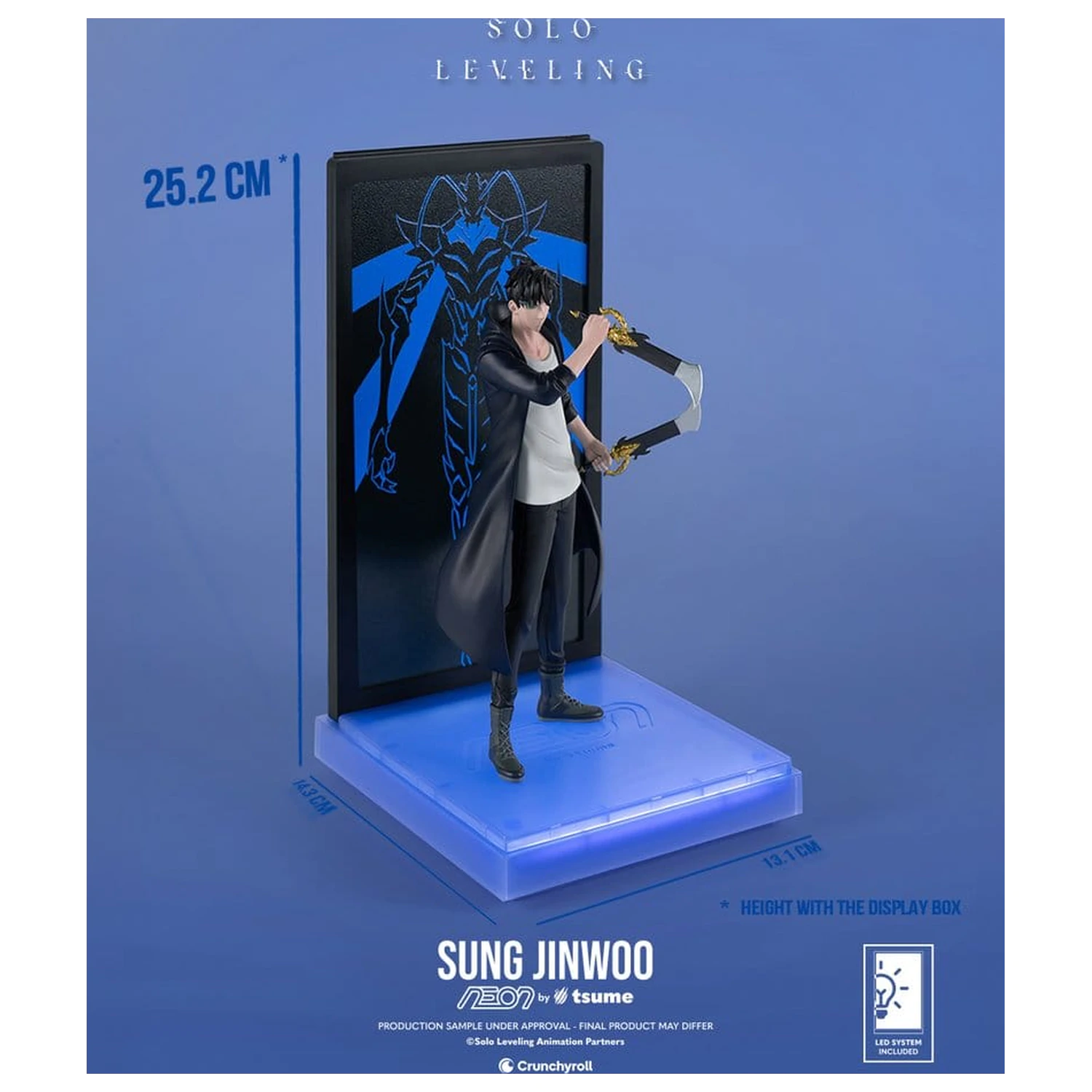 Solo Leveling neónová figúrka 1/9 Sung Jinwoo 20 cm produktová fotografia