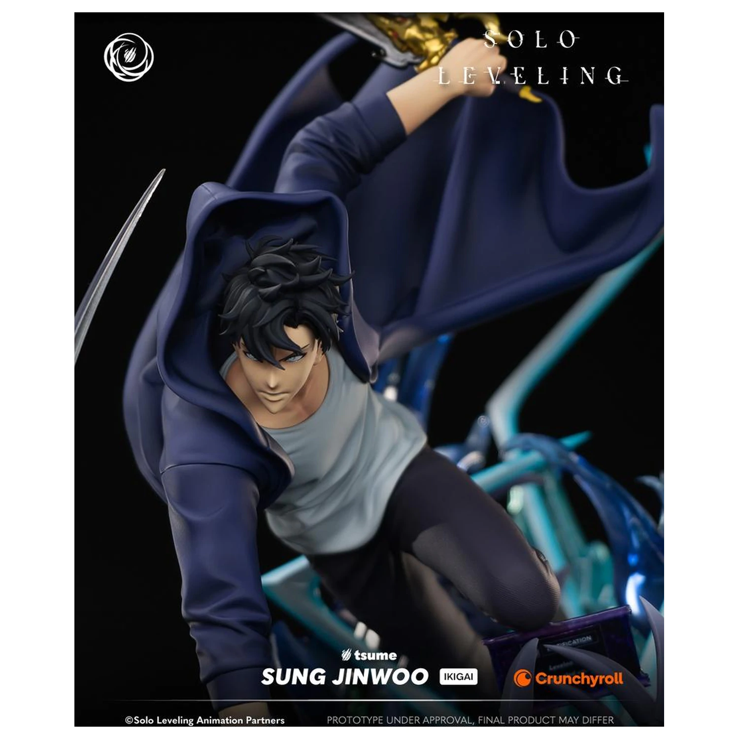 Solo Leveling Sung Jinwoo Socha Ikigai 1/6 By Tsume 44cm produktová fotografia