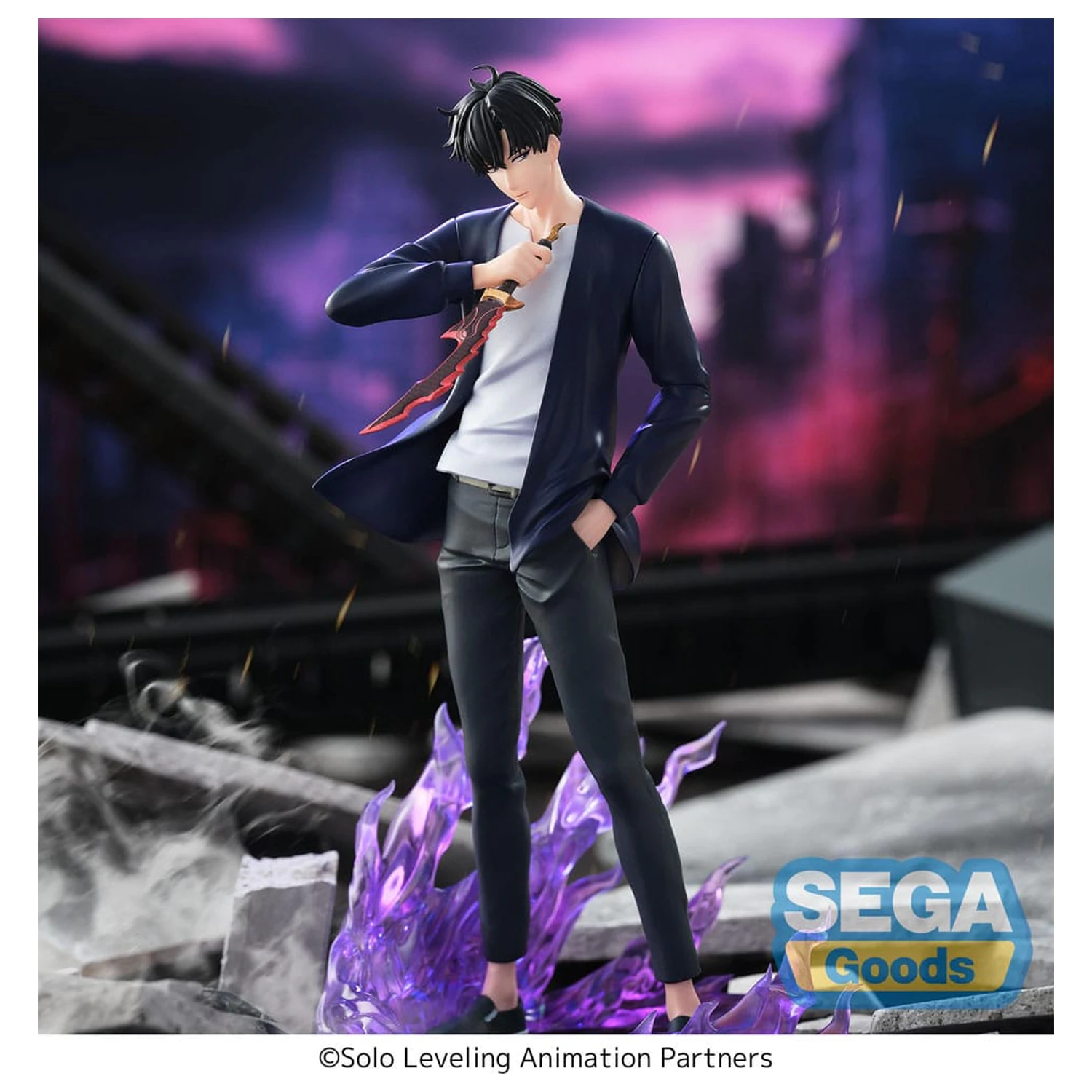 Solo Leveling XrossLink PVC Socha Sung Jinwoo 18 cm produktová fotografia