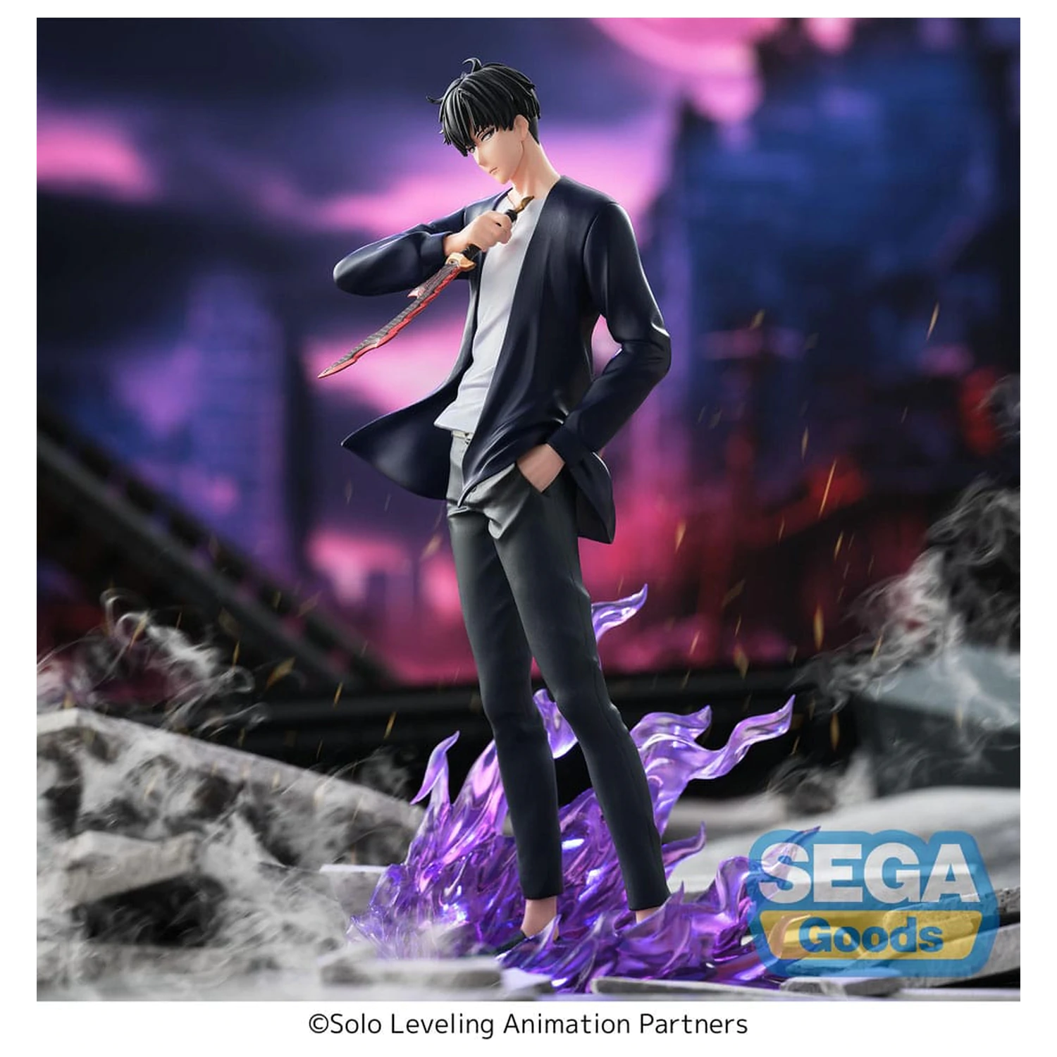 Solo Leveling XrossLink PVC Socha Sung Jinwoo 18 cm produktová fotografia