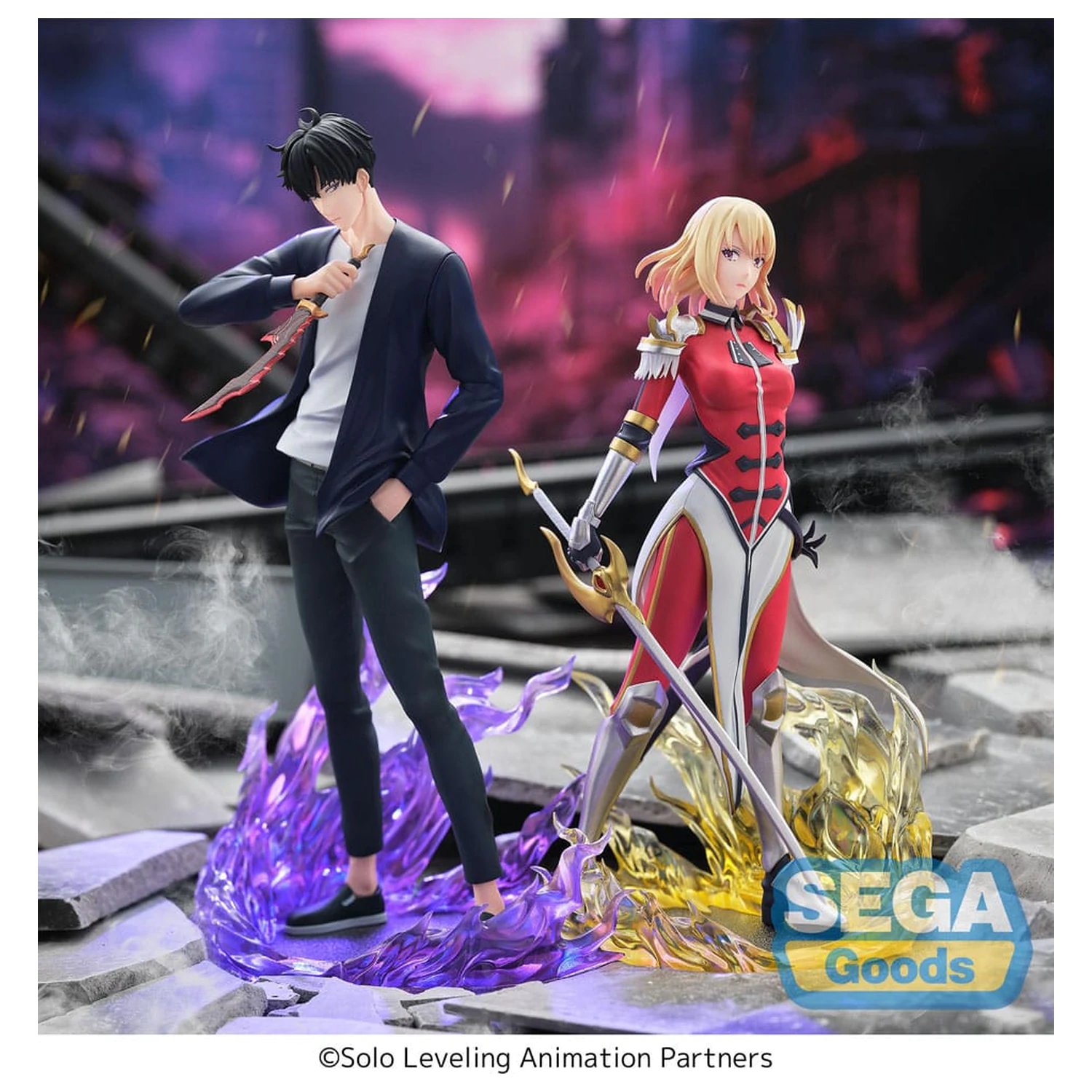 Solo Leveling XrossLink PVC Socha Sung Jinwoo 18 cm produktová fotografia