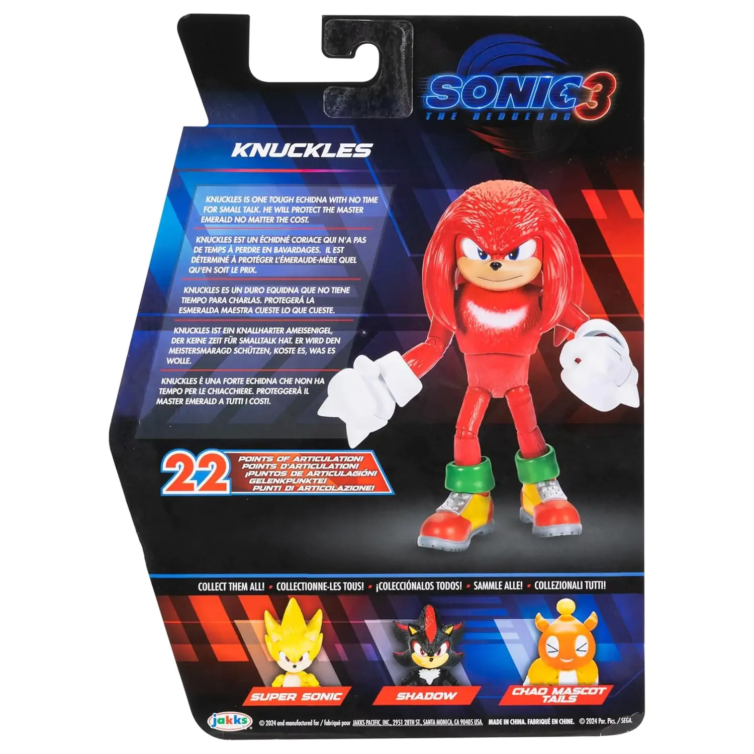 Sonic 3 figúrka - Knuckles produktová fotografia