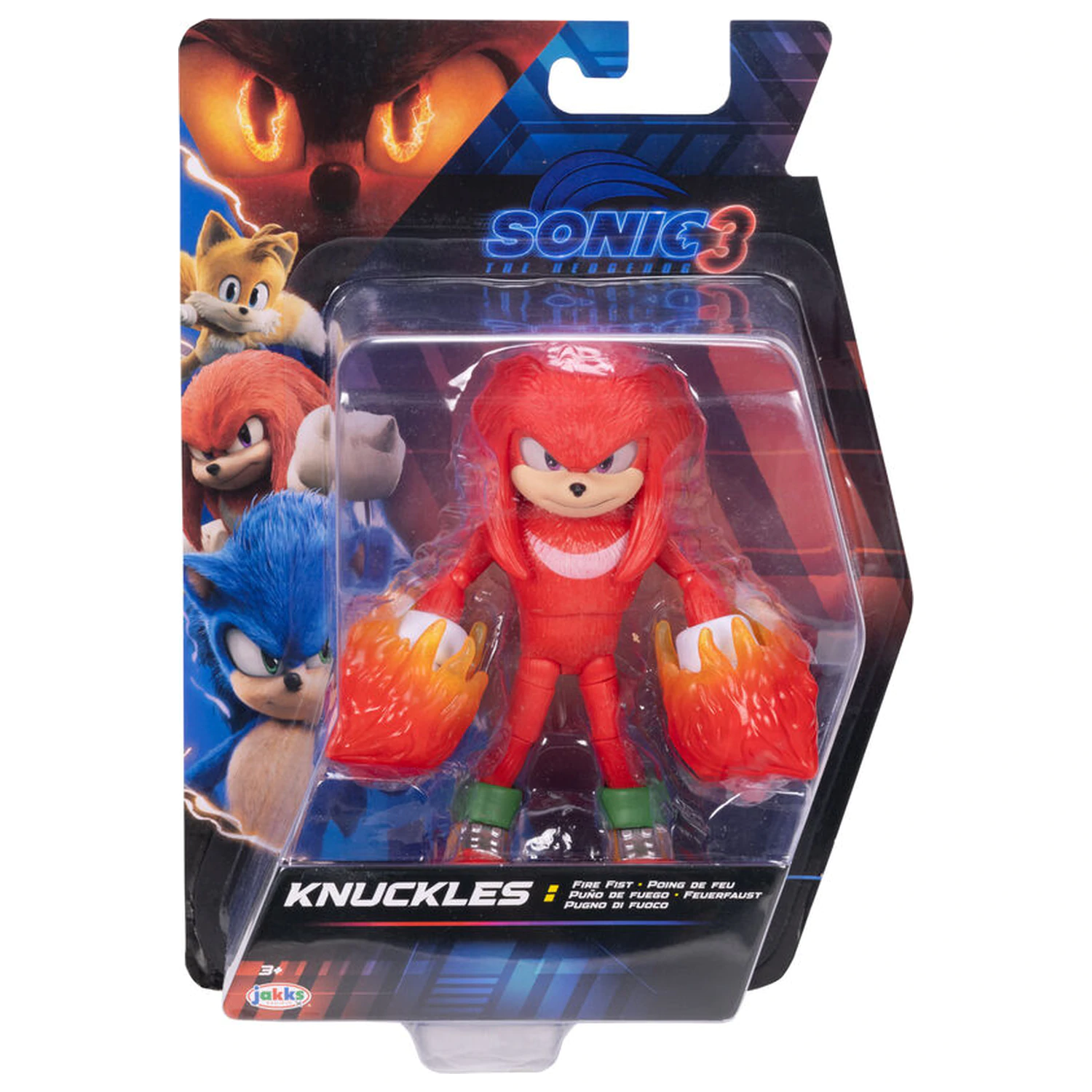 Sonic 3 Knuckles figúrka produktová fotografia