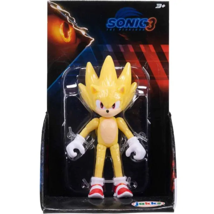 Sonic 3 The Movie Super Sonic figúrka 7 cm produktová fotografia