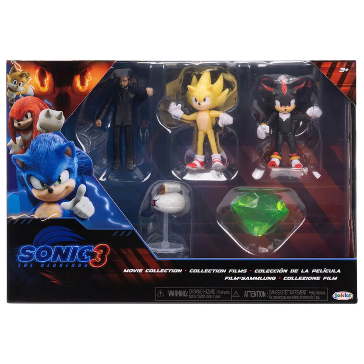 Sonic 3 vlna 1 balenie 5 figúrok 6cm produktová fotografia