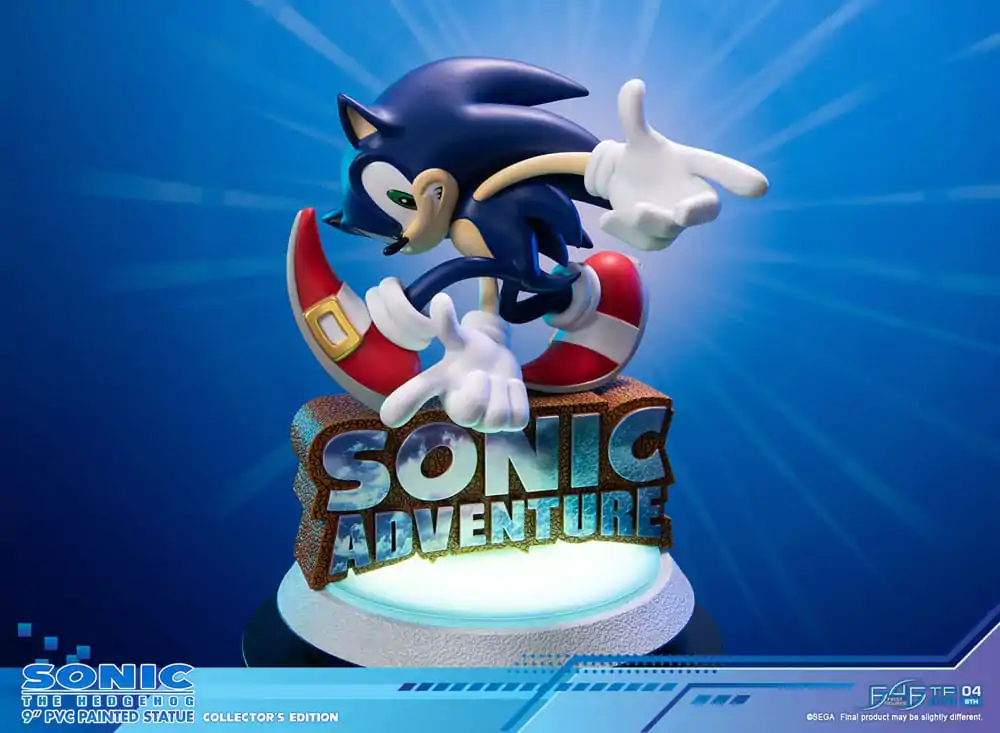 Sonic Adventure PVC Socha Sonic the Hedgehog Collector's Edition 23 cm produktová fotografia