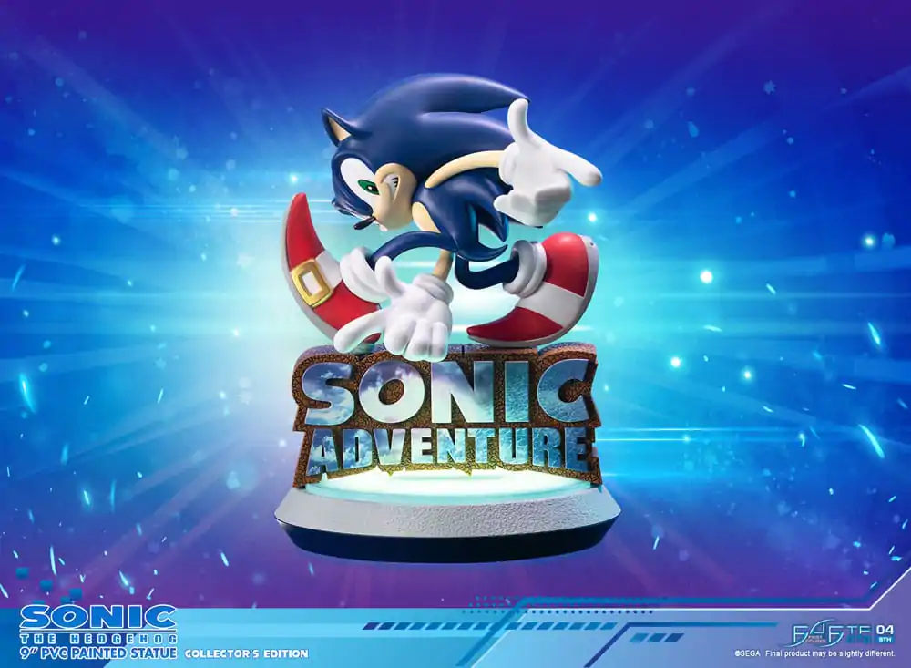 Sonic Adventure PVC Socha Sonic the Hedgehog Collector's Edition 23 cm produktová fotografia