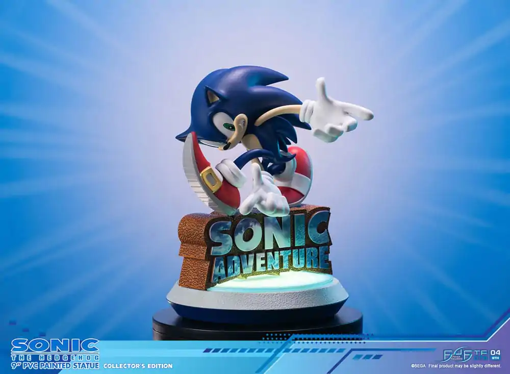 Sonic Adventure PVC Socha Sonic the Hedgehog Collector's Edition 23 cm produktová fotografia