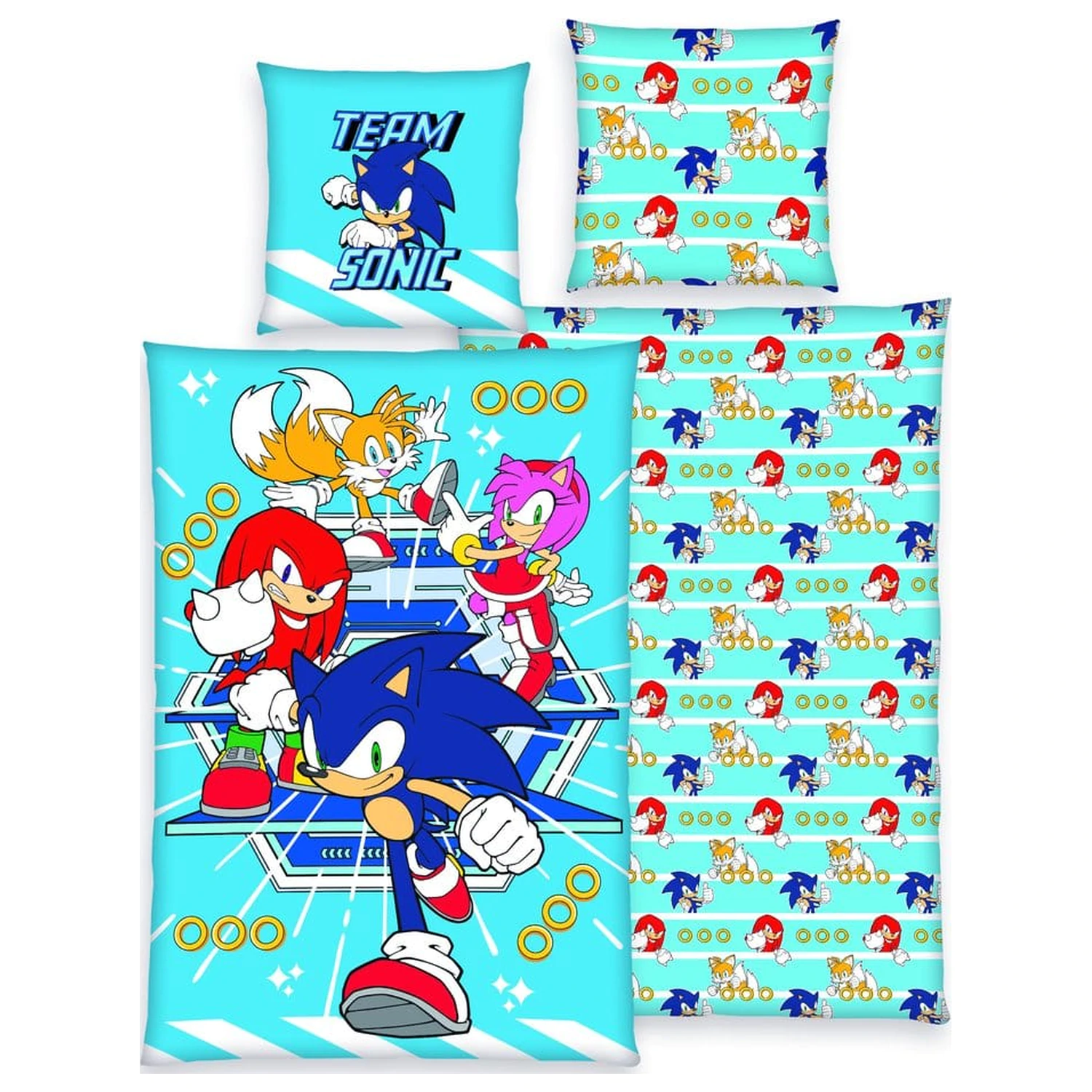 Sonic posteľná bielizeň Team Sonic 135 x 200 cm produktová fotografia