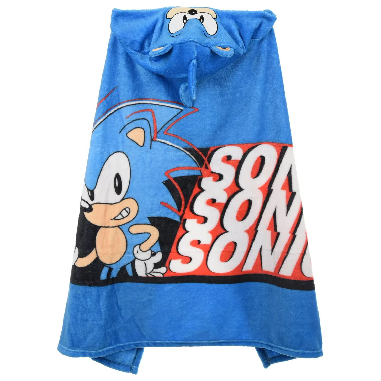 Sonic Blue Blur Deka s kapucňou 80x120 cm produktová fotografia