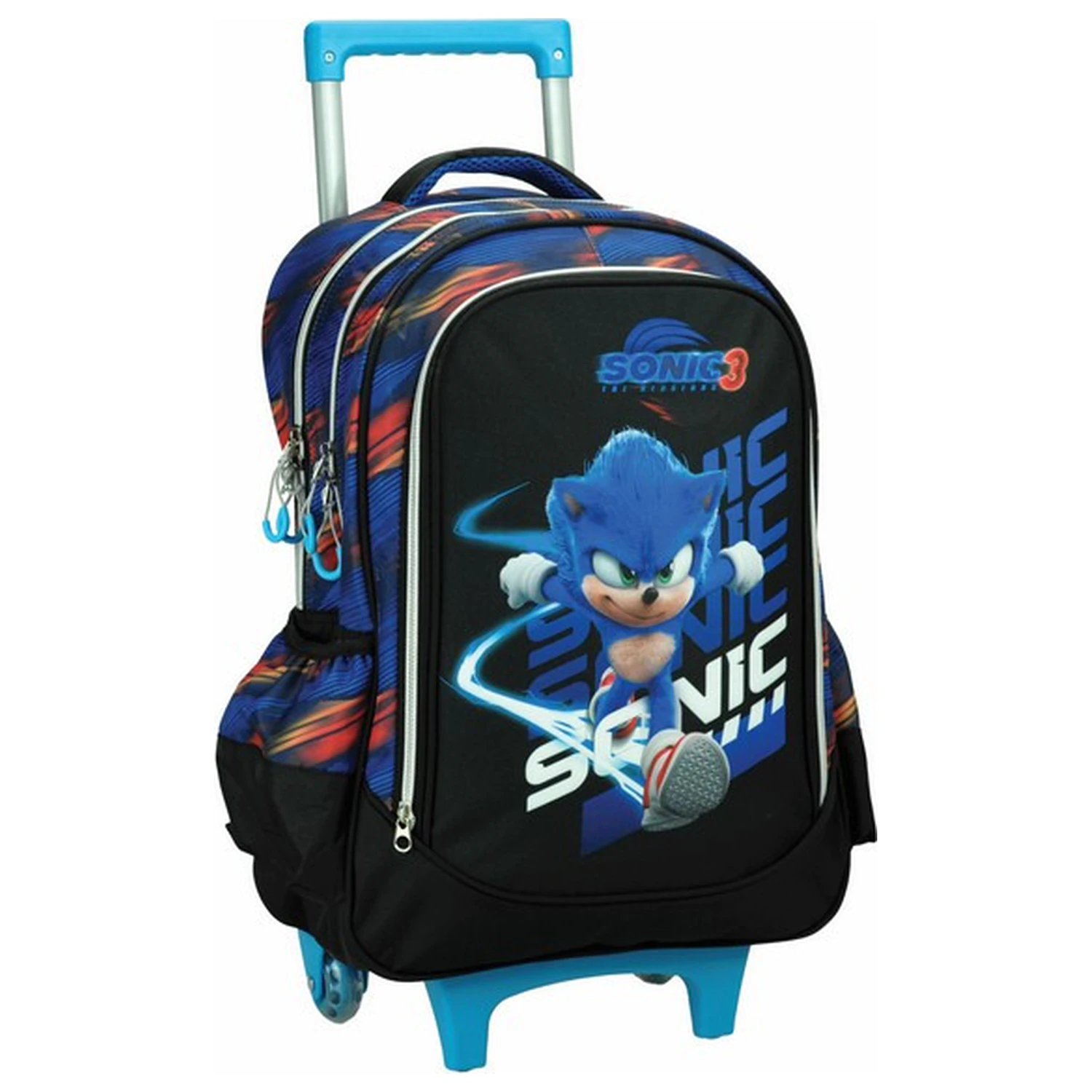 Sonic Brawn školská taška na kolieskach, taška 46 cm produktová fotografia