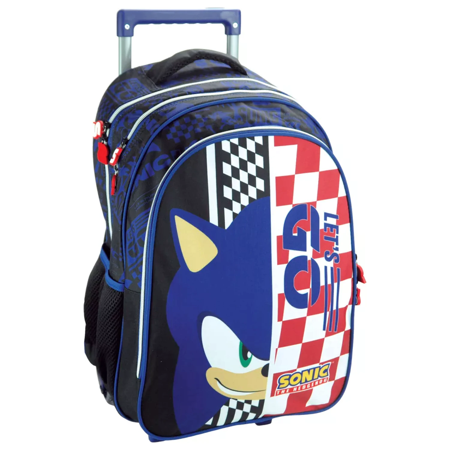 Sonic Champion Racer školská taška na kolieskach, taška 46 cm produktová fotografia