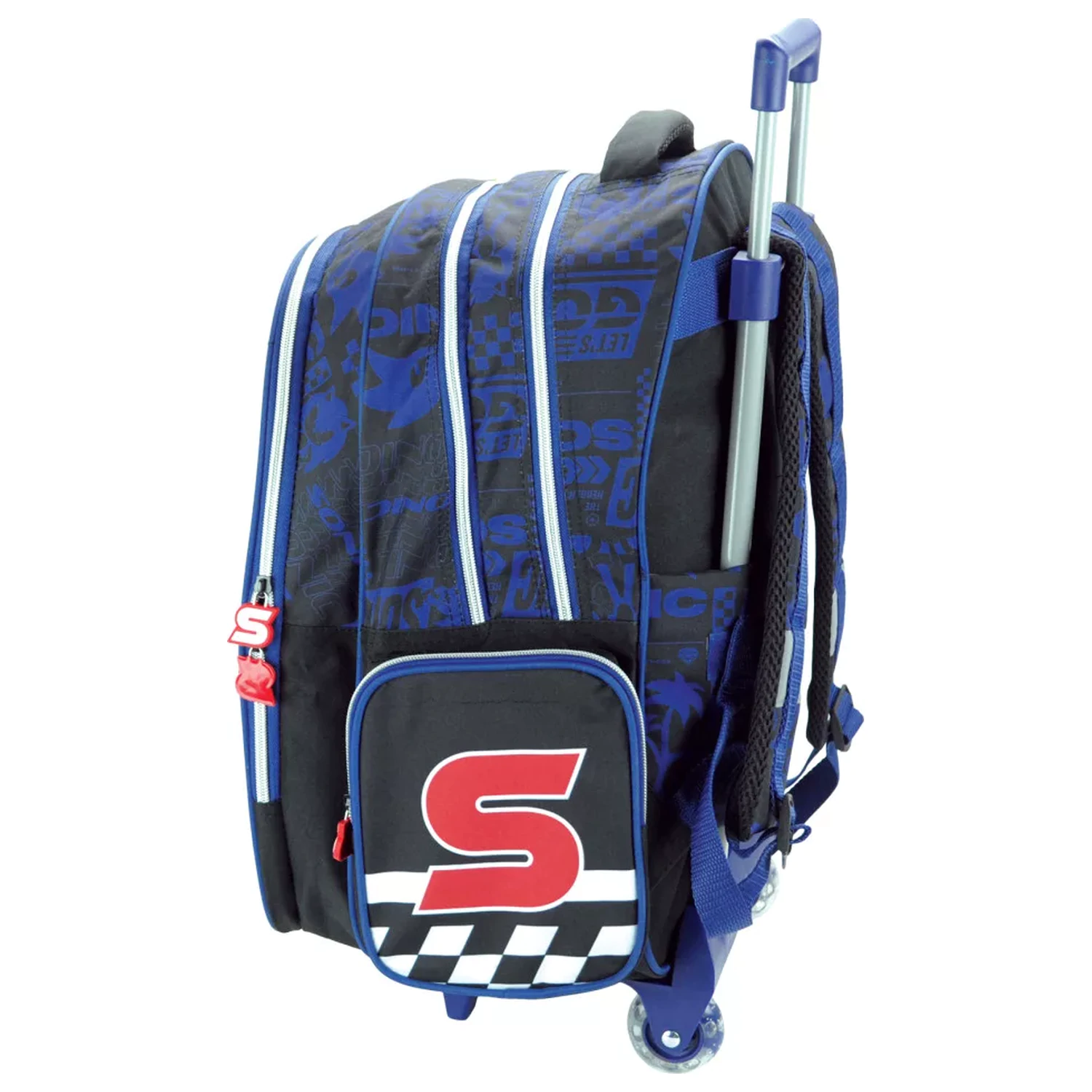 Sonic Champion Racer školská taška na kolieskach, taška 46 cm produktová fotografia