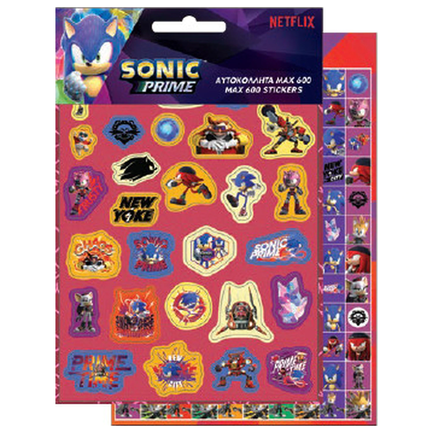 Sonic Chaos súprava nálepiek, 600 kusov produktová fotografia
