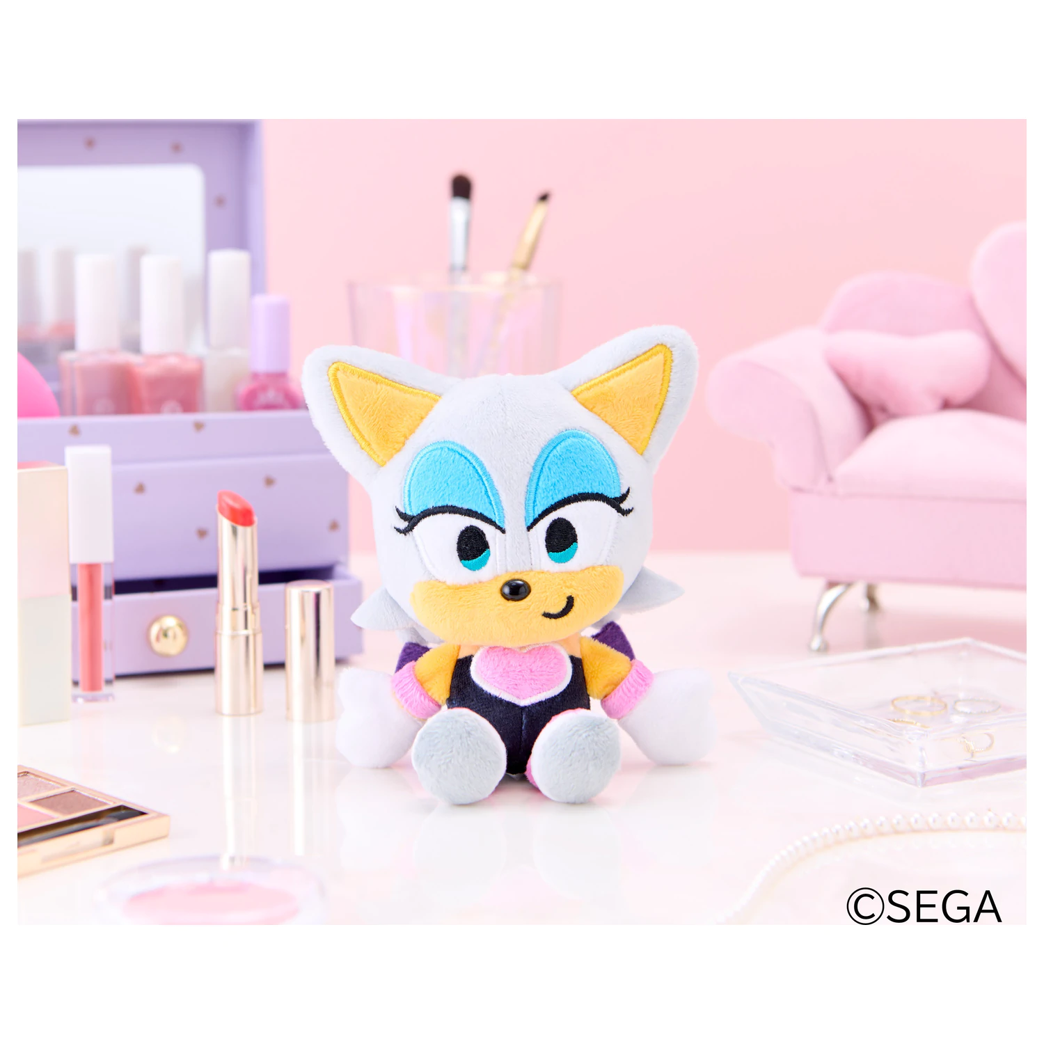 SONIC & FRIENDS Rouge maskot plyšový 16 cm produktová fotografia