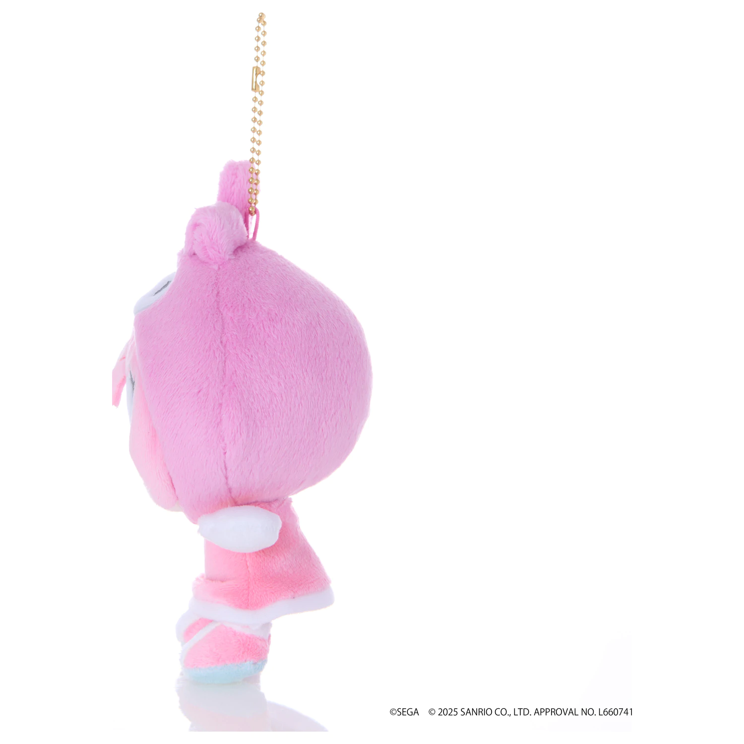 SONIC & FRIENDS x SANRIO Amy x My Melody maskot plyš 8 cm produktová fotografia