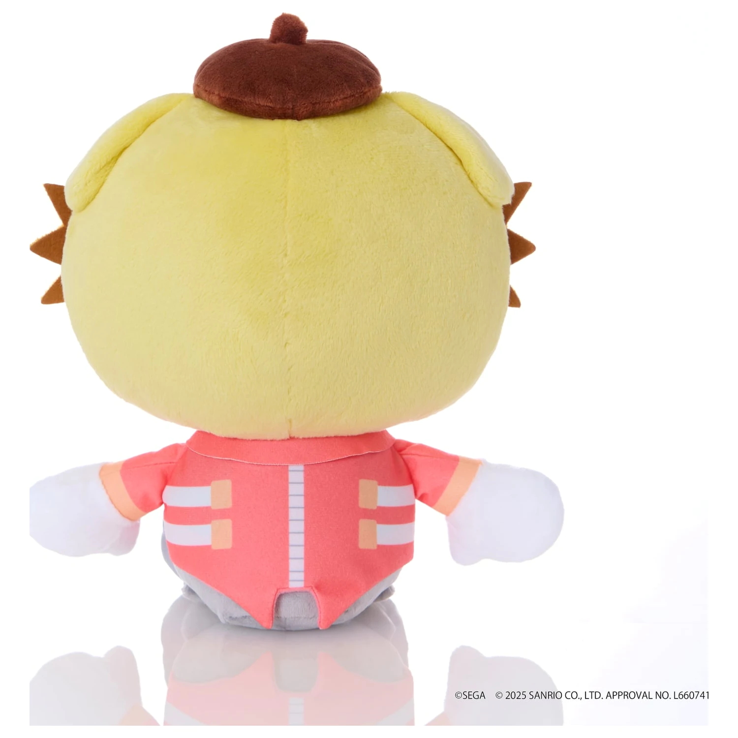Sonic & Friends X Sanrio Dr. Eggman X Pompompurin plyšová hračka 24cm produktová fotografia