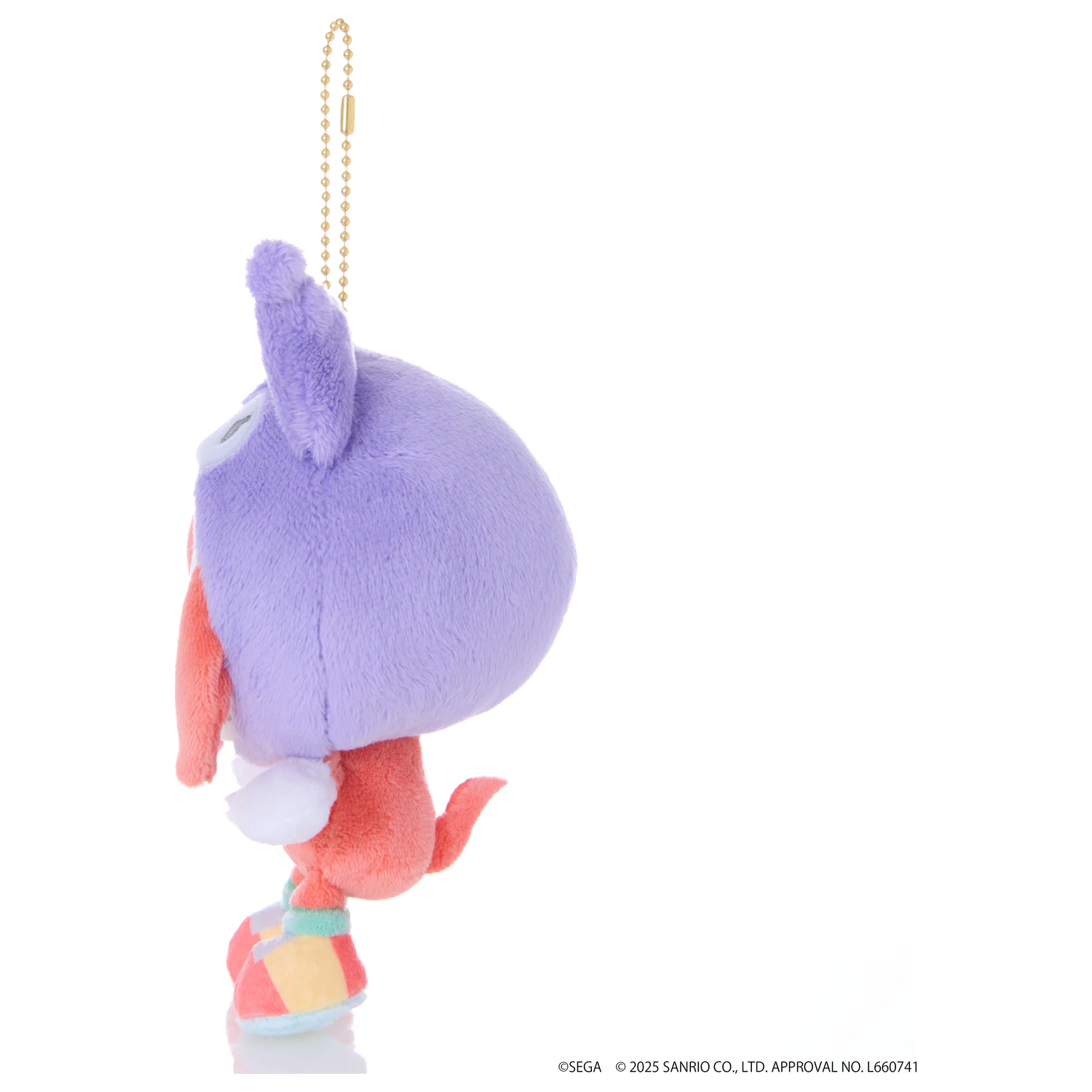 SONIC & FRIENDS X SANRIO Knuckles x Kuromi plyšový maskot 8 cm produktová fotografia