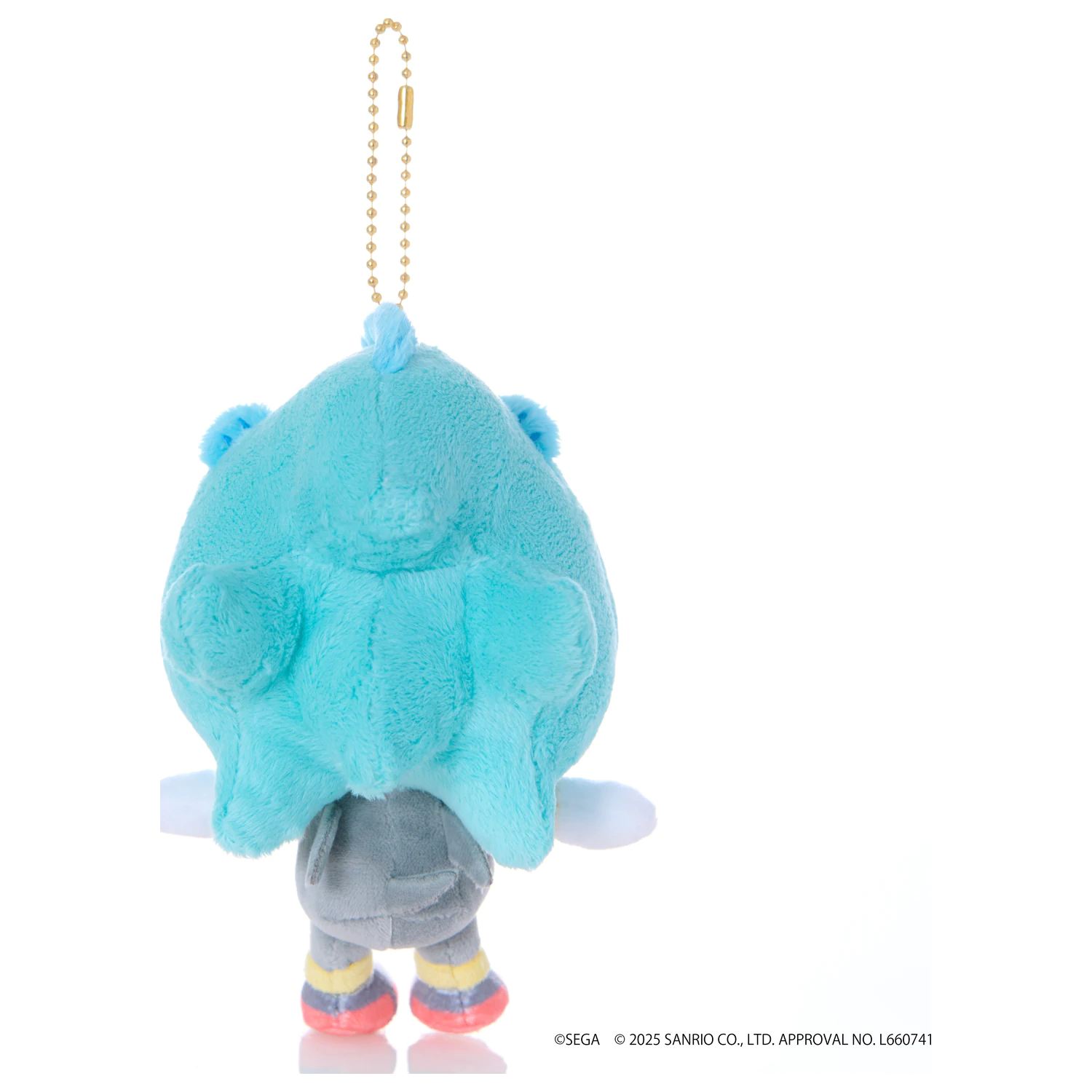 Sonic & Friends X Sanrio Shadow X Hangyodon Maskot plyš 8 cm produktová fotografia