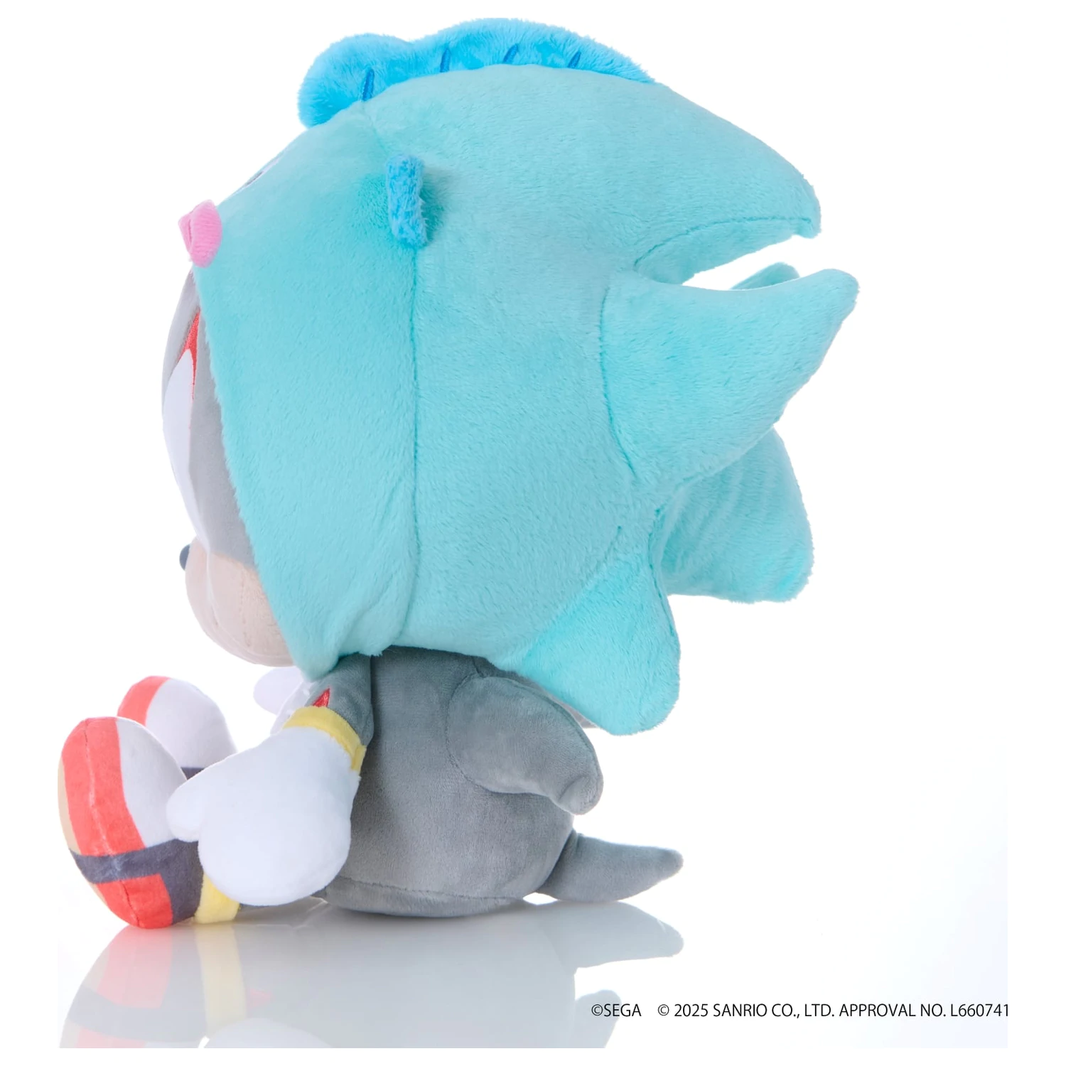 Sonic & Friends x Sanrio Shadow x Hangyodon plyšová hračka 24 cm produktová fotografia