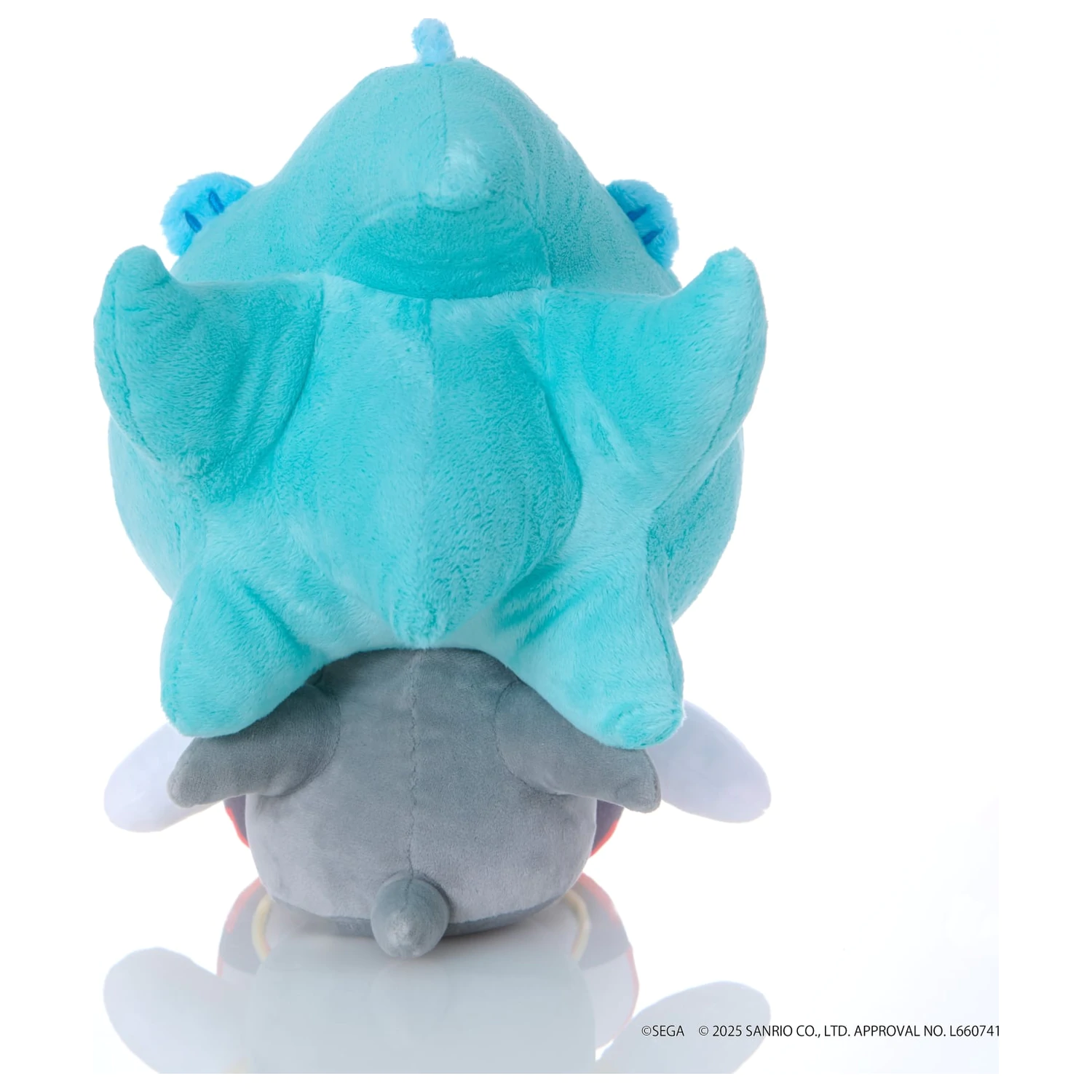 Sonic & Friends x Sanrio Shadow x Hangyodon plyšová hračka 24 cm produktová fotografia