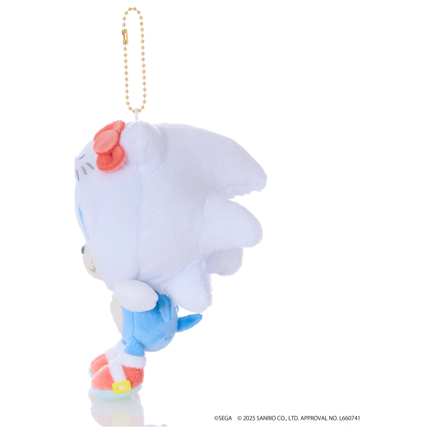 SONIC & FRIENDS x SANRIO Sonic x Hello Kitty maskot plyš 8cm produktová fotografia
