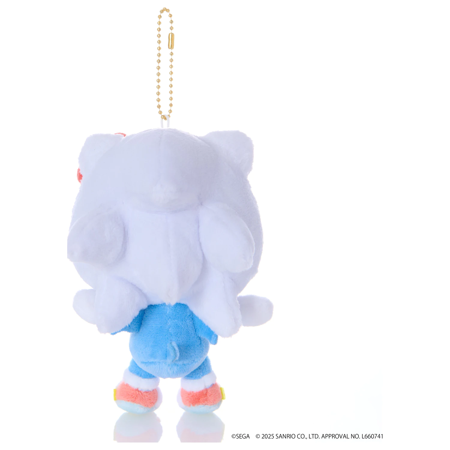 SONIC & FRIENDS x SANRIO Sonic x Hello Kitty maskot plyš 8cm produktová fotografia