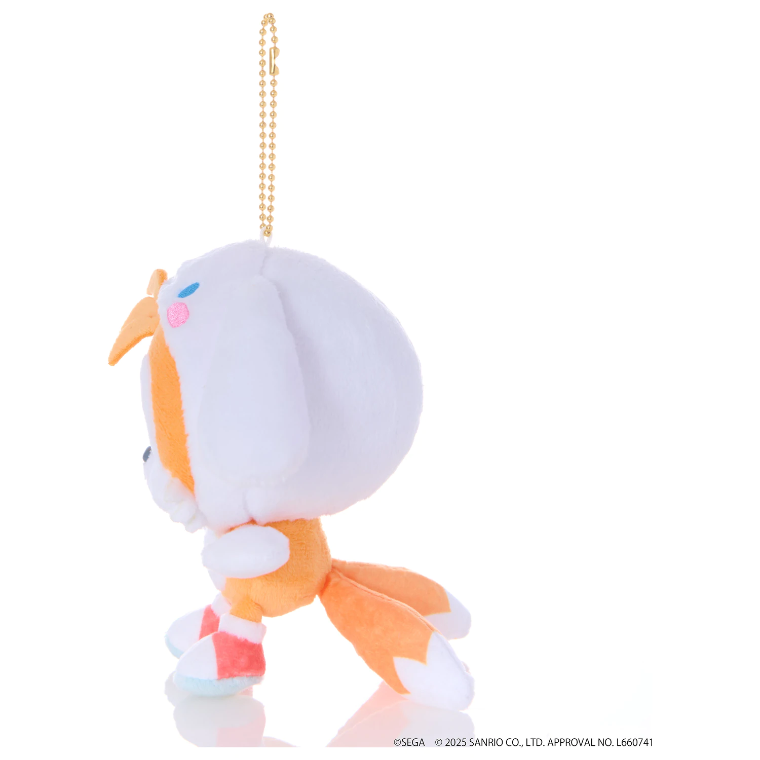SONIC & FRIENDS x SANRIO Tails x Cinnamoroll Maskot Plyšák 8 cm produktová fotografia